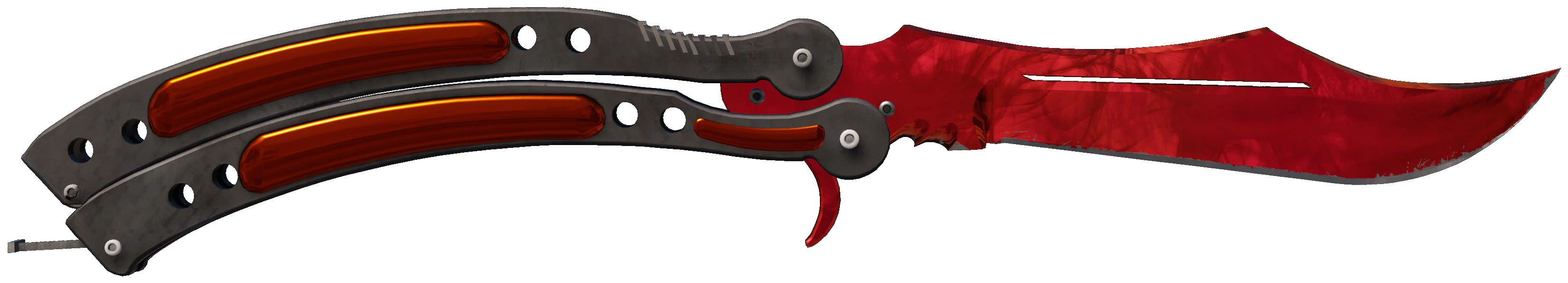 ★ Butterfly Knife | Doppler Ruby representative Minimal Wear wear preview