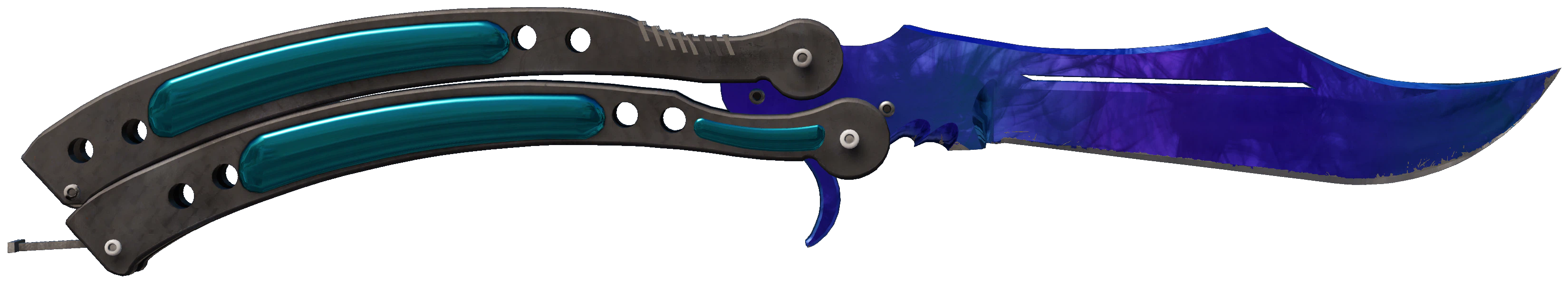 ★ Butterfly Knife | Doppler Sapphire representative Minimal Wear wear preview