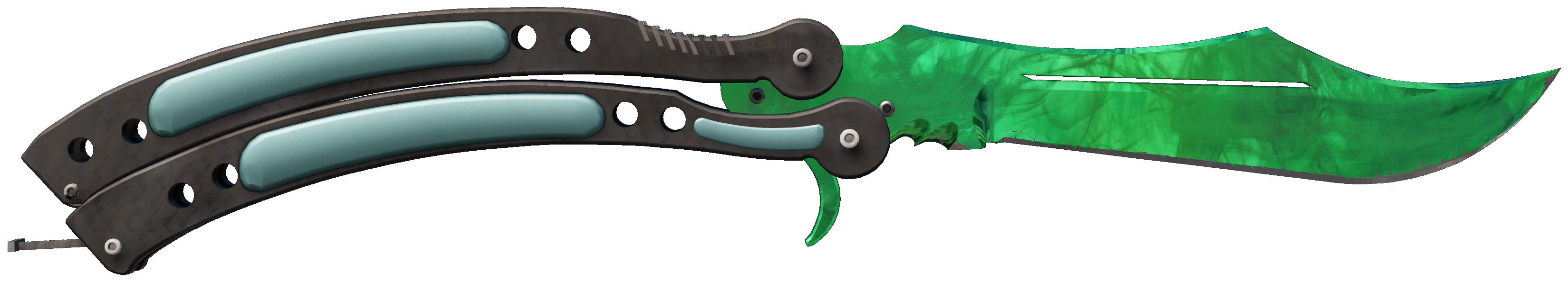 ★ Butterfly Knife | Gamma Doppler Emerald representative Minimal Wear wear preview