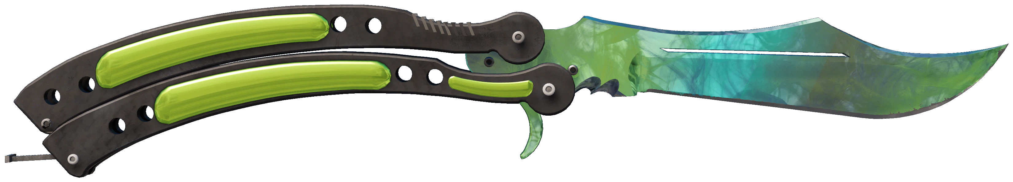 ★ Butterfly Knife | Gamma Doppler Phase 4 CS2 skin — open high-resolution image