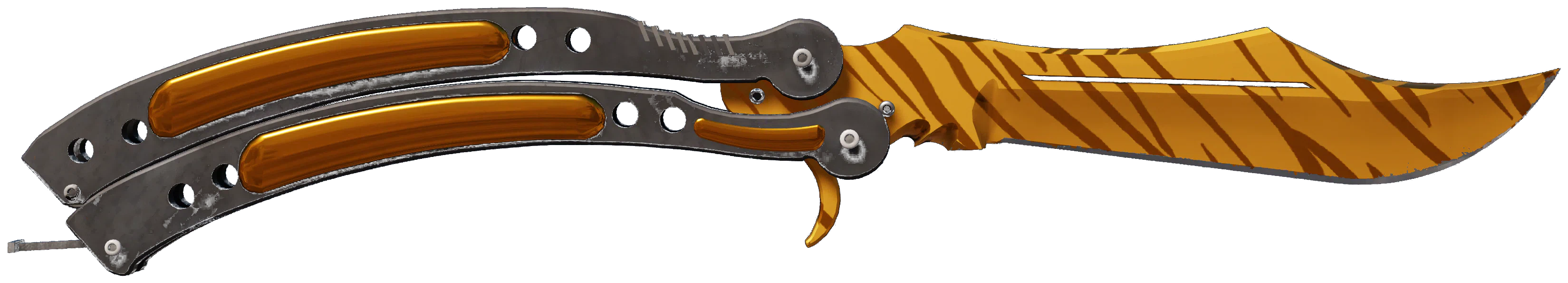 ★ Butterfly Knife | Tiger Tooth CS2 skin — open high-resolution image