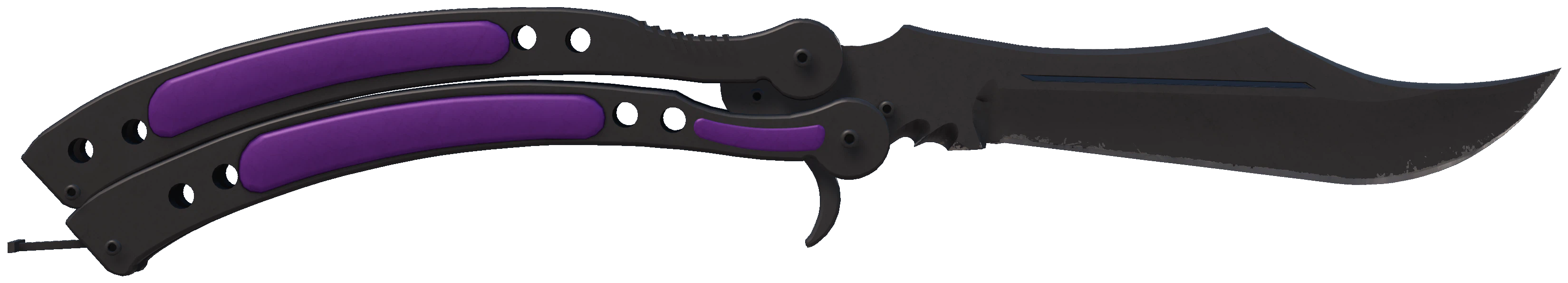 ★ Butterfly Knife | Ultraviolet representative Minimal Wear wear preview
