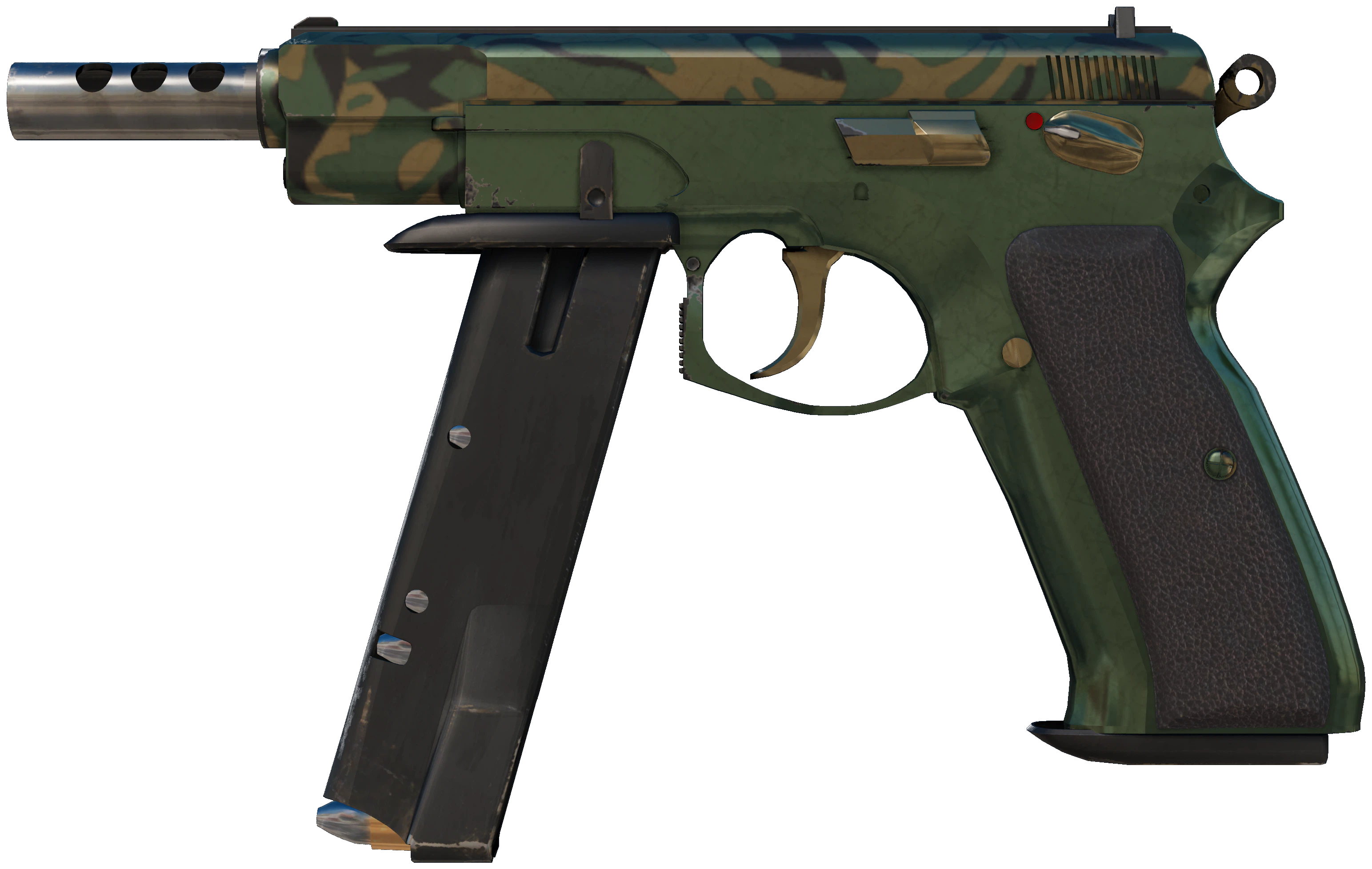 CZ75-Auto | Army Sheen representative Minimal Wear wear preview
