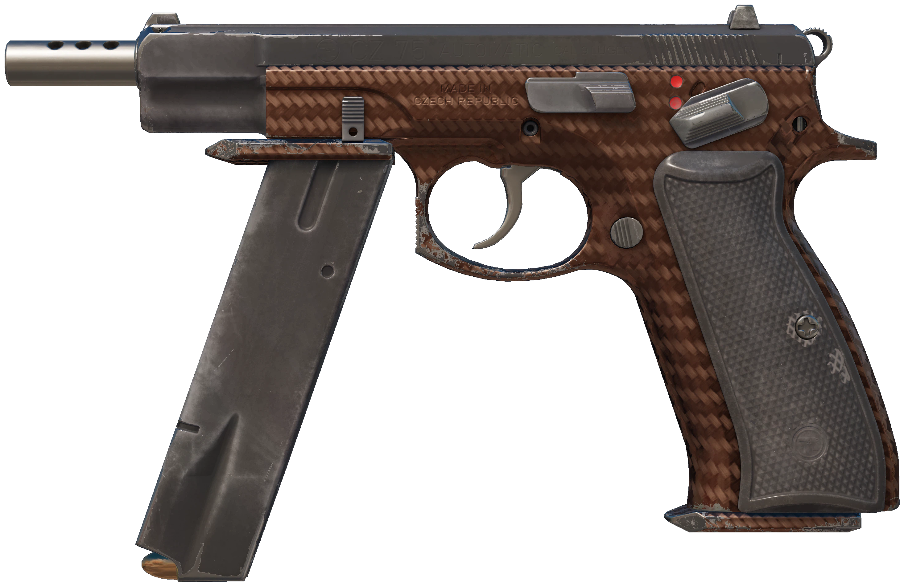 CZ75-Auto | Copper Fiber representative Minimal Wear wear preview