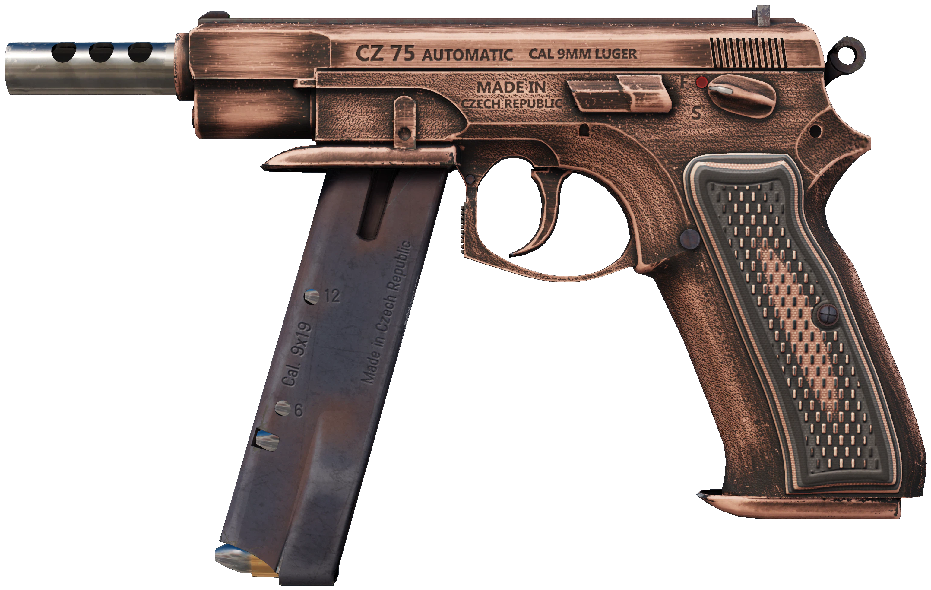 CZ75-Auto | Distressed representative Minimal Wear wear preview