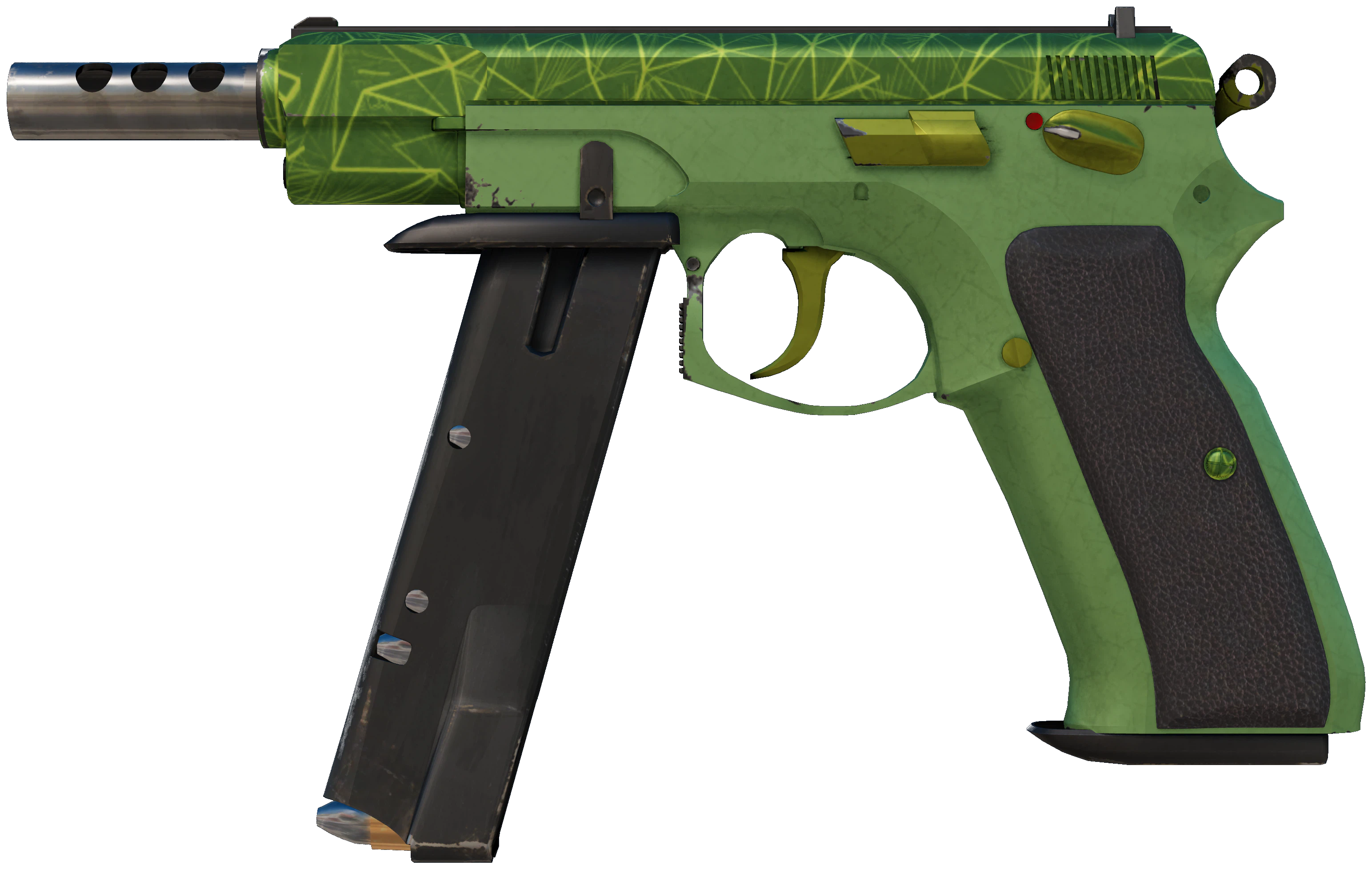 CZ75-Auto | Emerald Quartz representative Minimal Wear wear preview