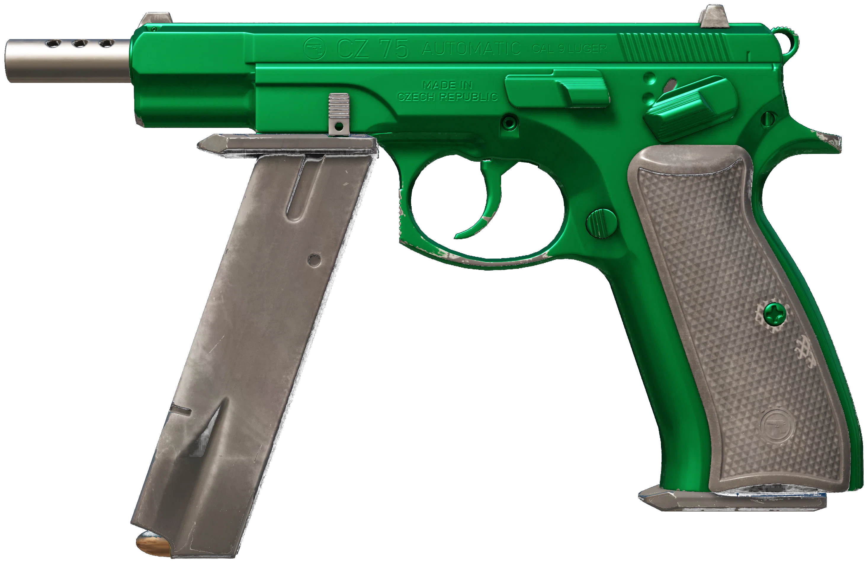 CZ75-Auto | Emerald representative Minimal Wear wear preview