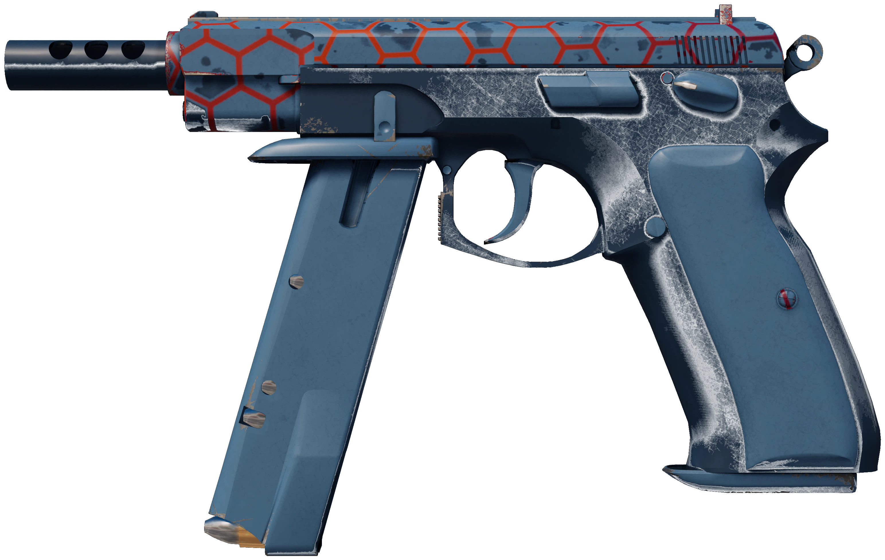 CZ75-Auto | Hexane representative Minimal Wear wear preview