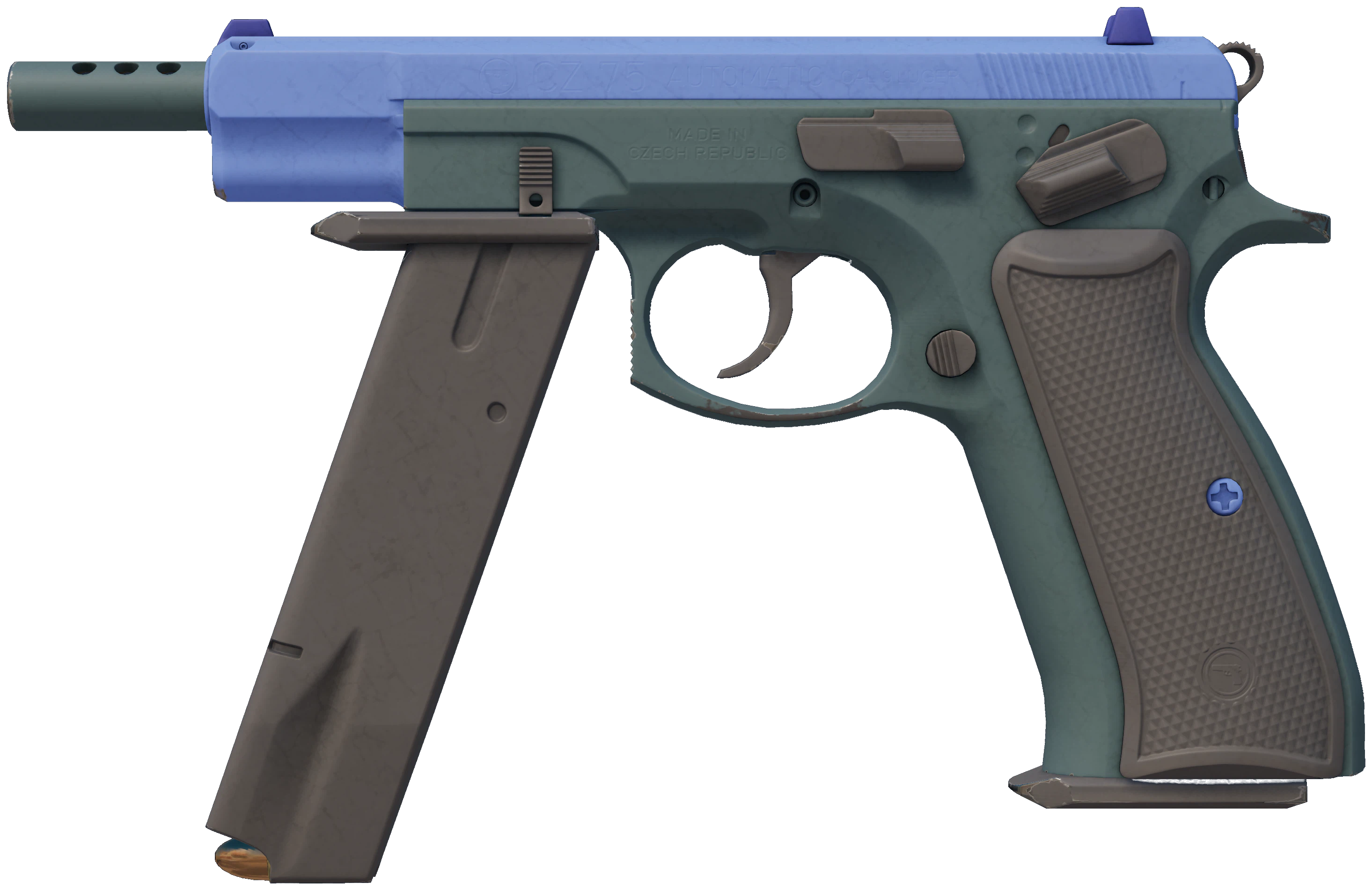 CZ75-Auto | Indigo CS2 skin — open high-resolution image