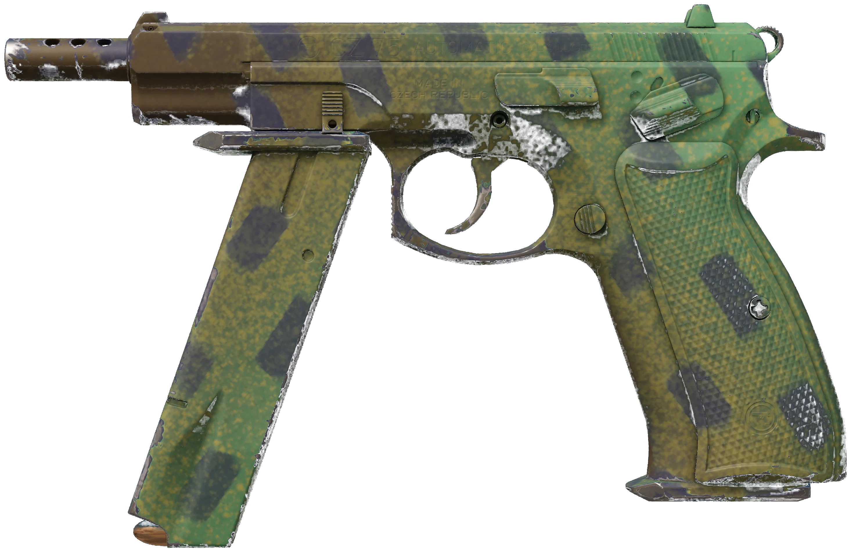CZ75-Auto | Jungle Dashed CS2 skin — open high-resolution image