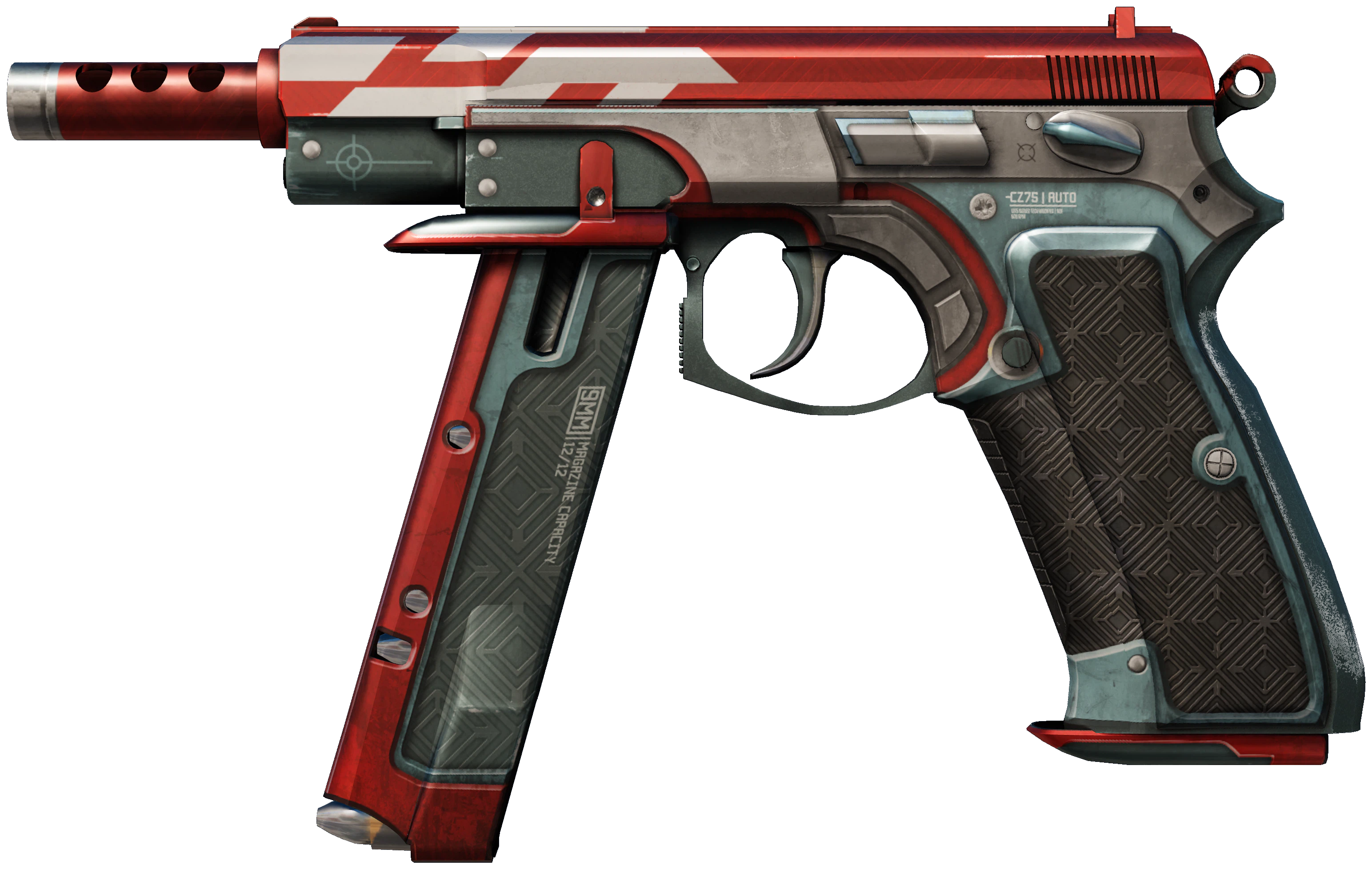 CZ75-Auto | Red Astor CS2 skin — open high-resolution image