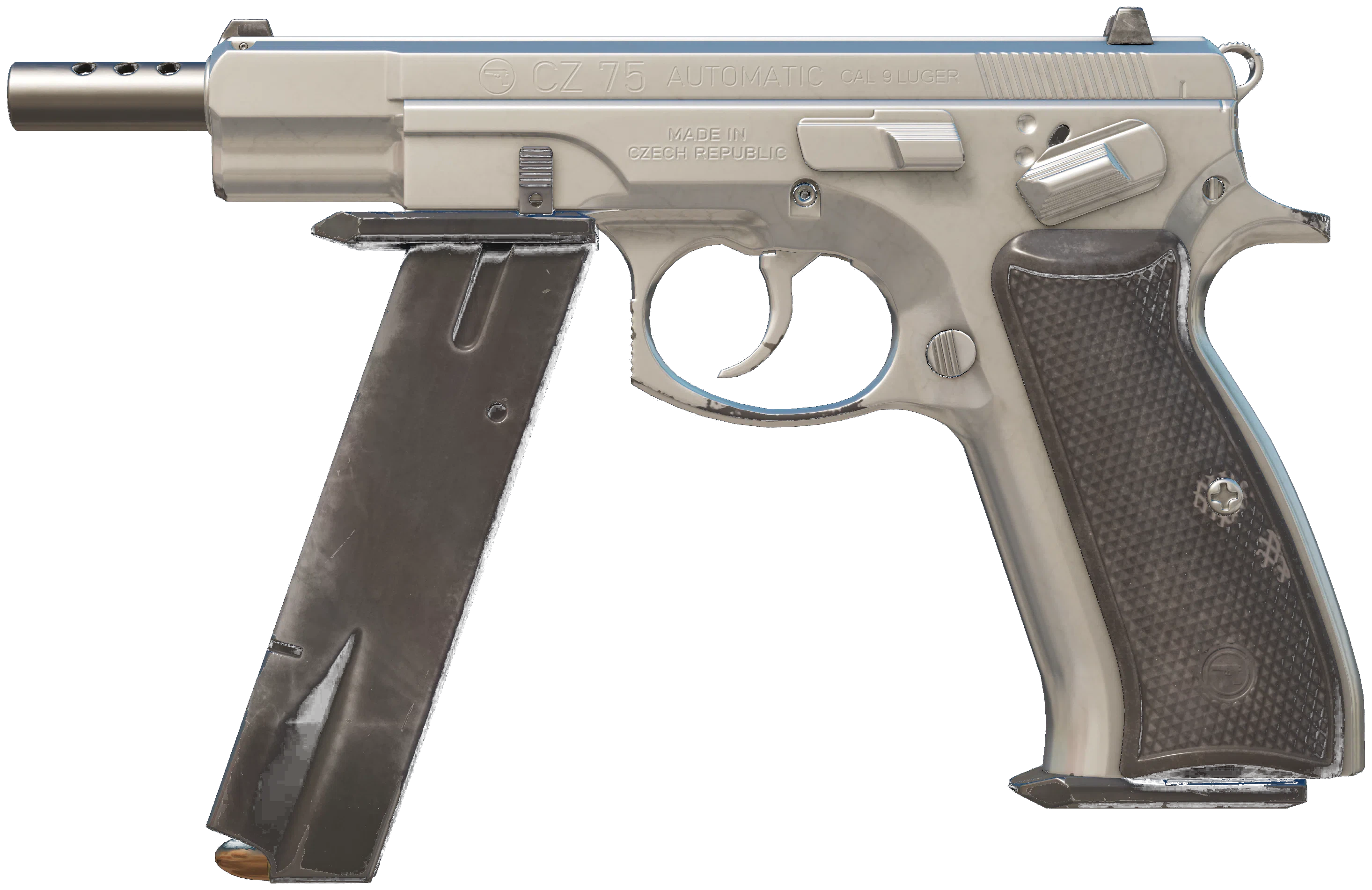 CZ75-Auto | Silver representative Minimal Wear wear preview