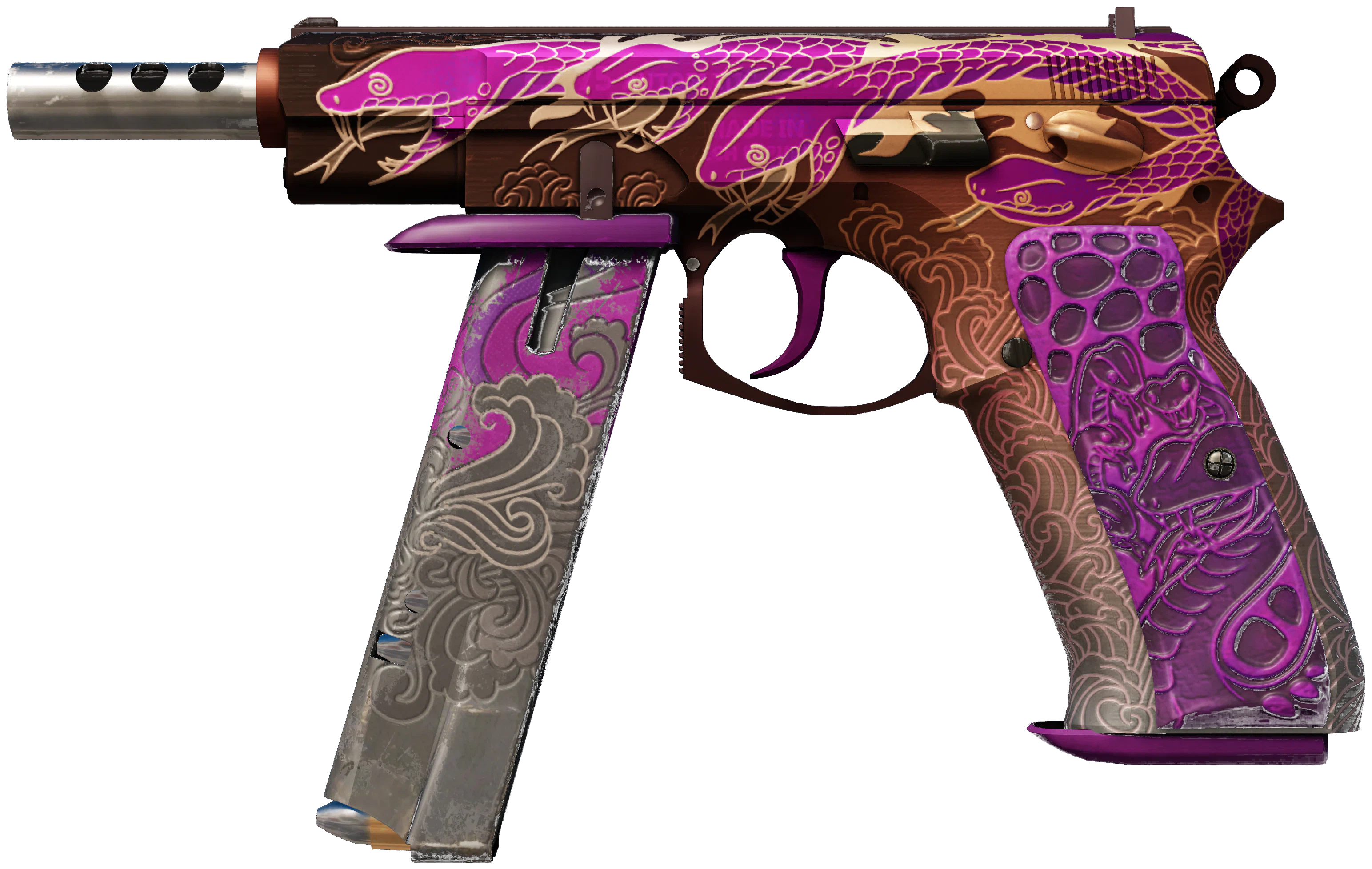 CZ75-Auto | Xiangliu representative Minimal Wear wear preview