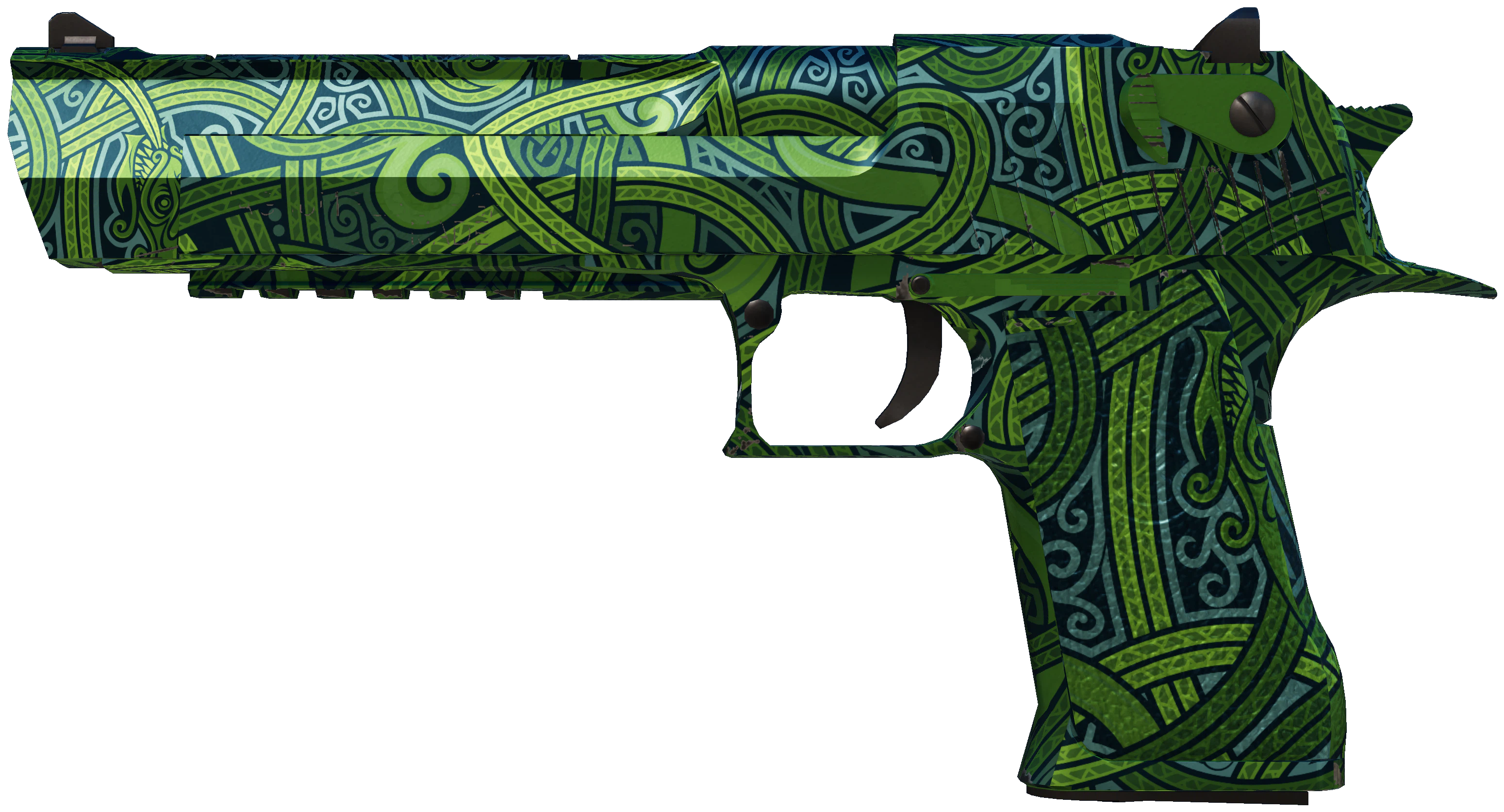 Desert Eagle | Emerald Jörmungandr CS2 skin — open high-resolution image