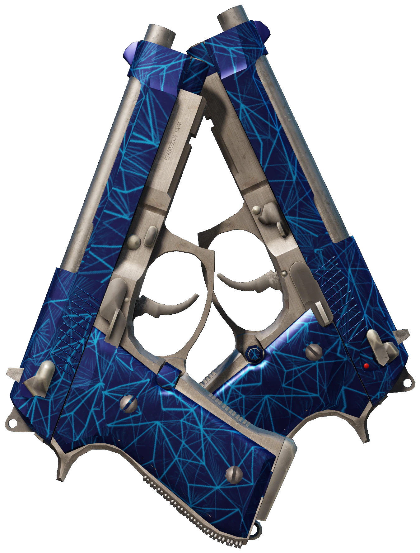 Dual Berettas | Cobalt Quartz CS2 skin — open high-resolution image
