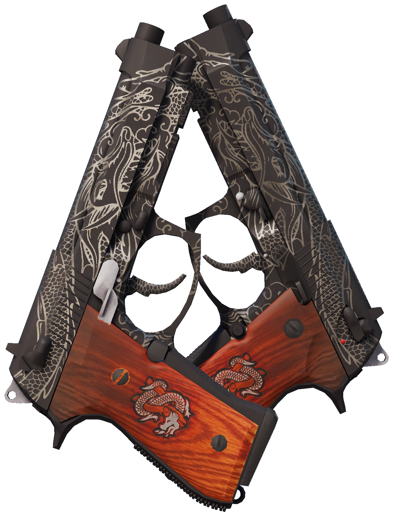 Dual Berettas | Dualing Dragons CS2 skin — open high-resolution image