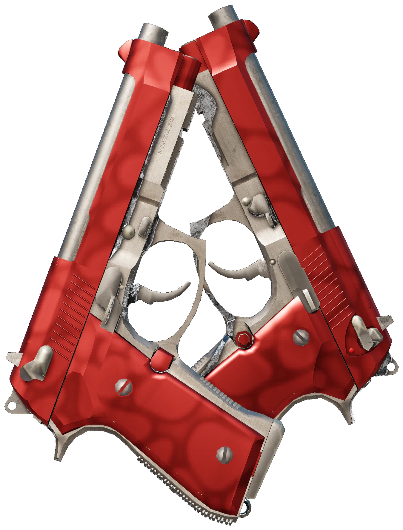 Dual Berettas | Hemoglobin CS2 skin — open high-resolution image