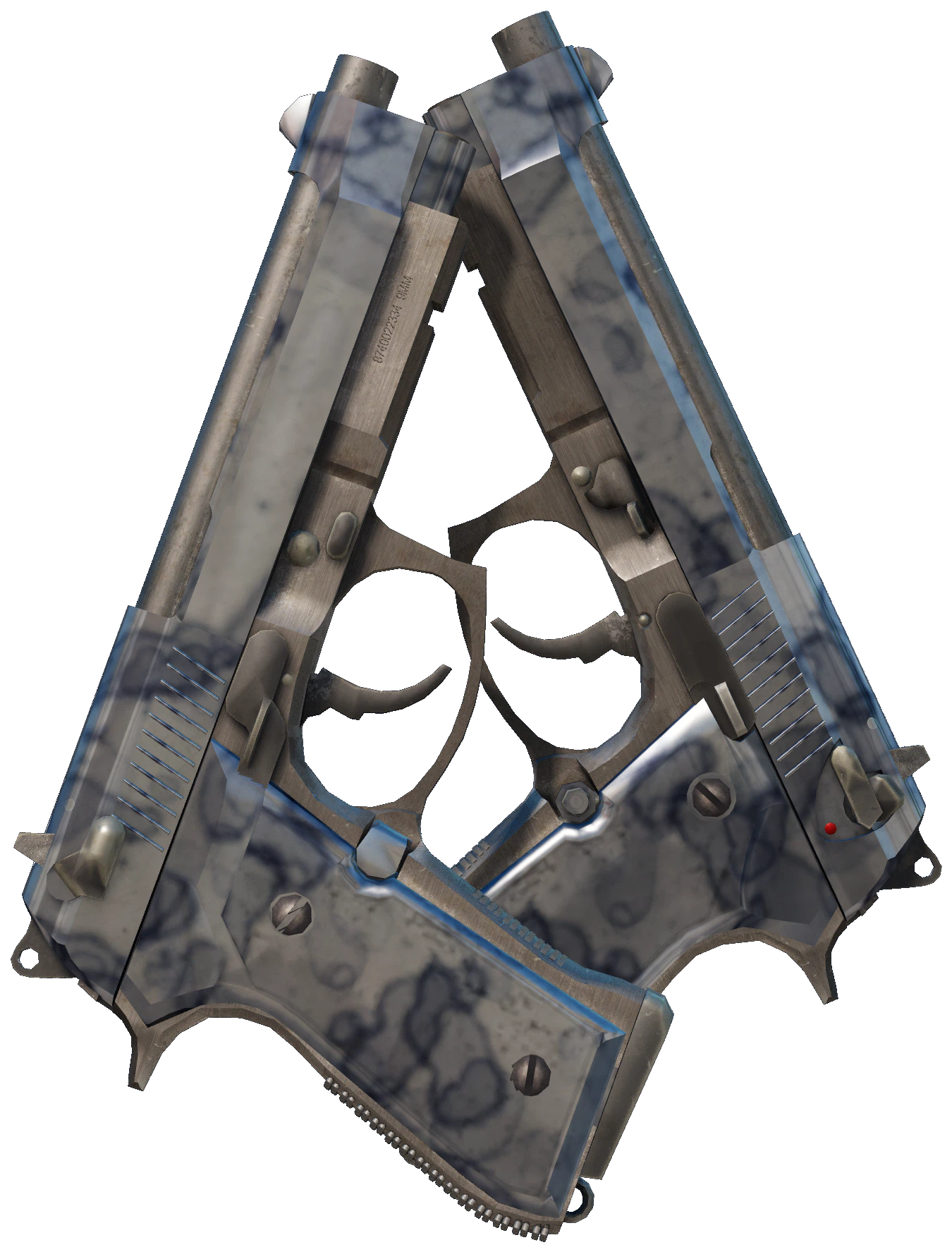 Dual Berettas | Stained CS2 skin — open high-resolution image