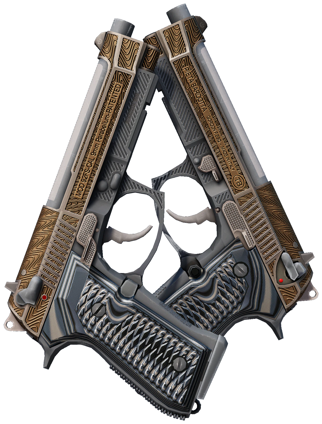 Dual Berettas | Tread CS2 skin — open high-resolution image