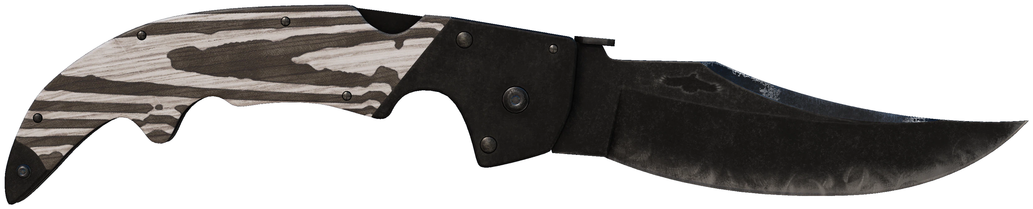 ★ Falchion Knife | Black Laminate CS2 skin — open high-resolution image