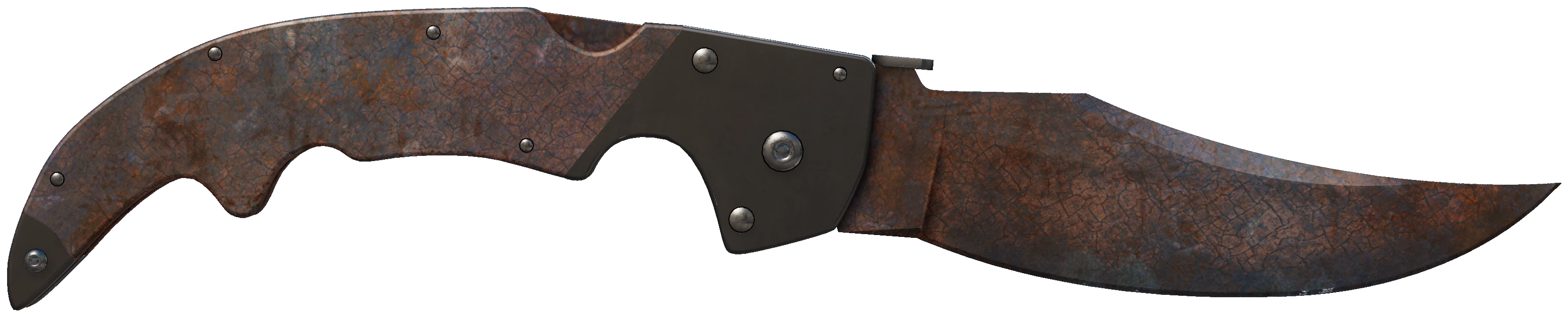 ★ Falchion Knife | Rust Coat representative Well-Worn wear preview