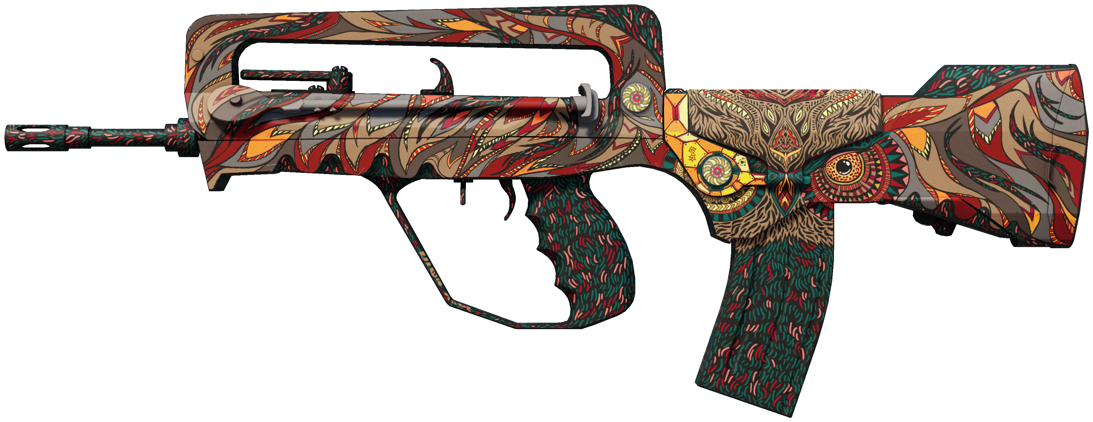 FAMAS | Eye of Athena CS2 skin — open high-resolution image