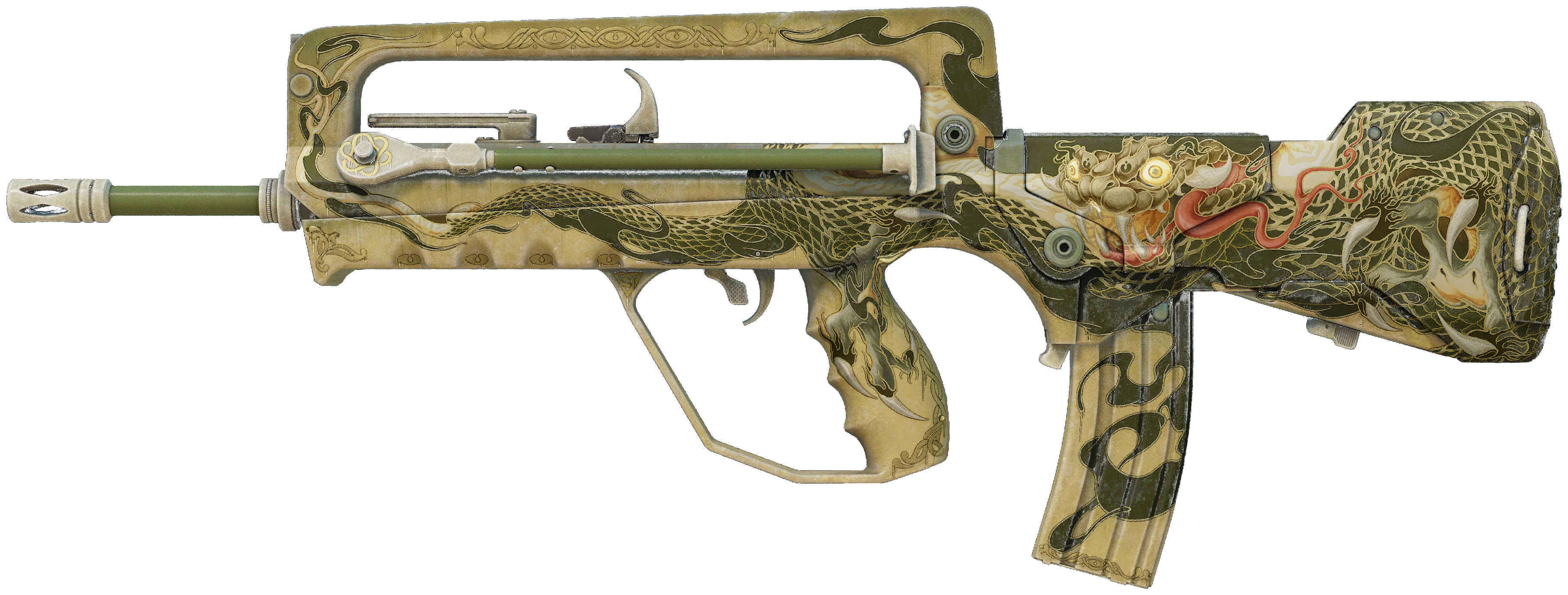 FAMAS | Snake Song CS2 skin — open high-resolution image