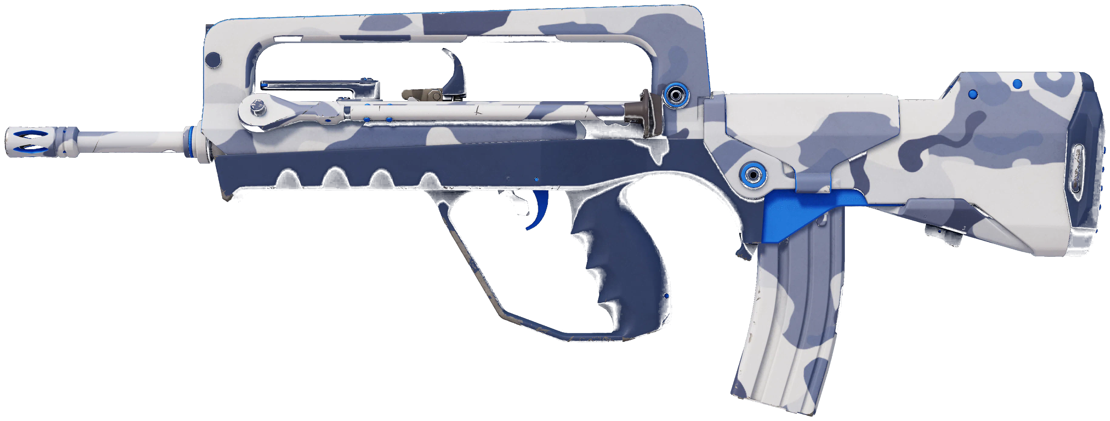 FAMAS | Yeti Camo representative Minimal Wear wear preview