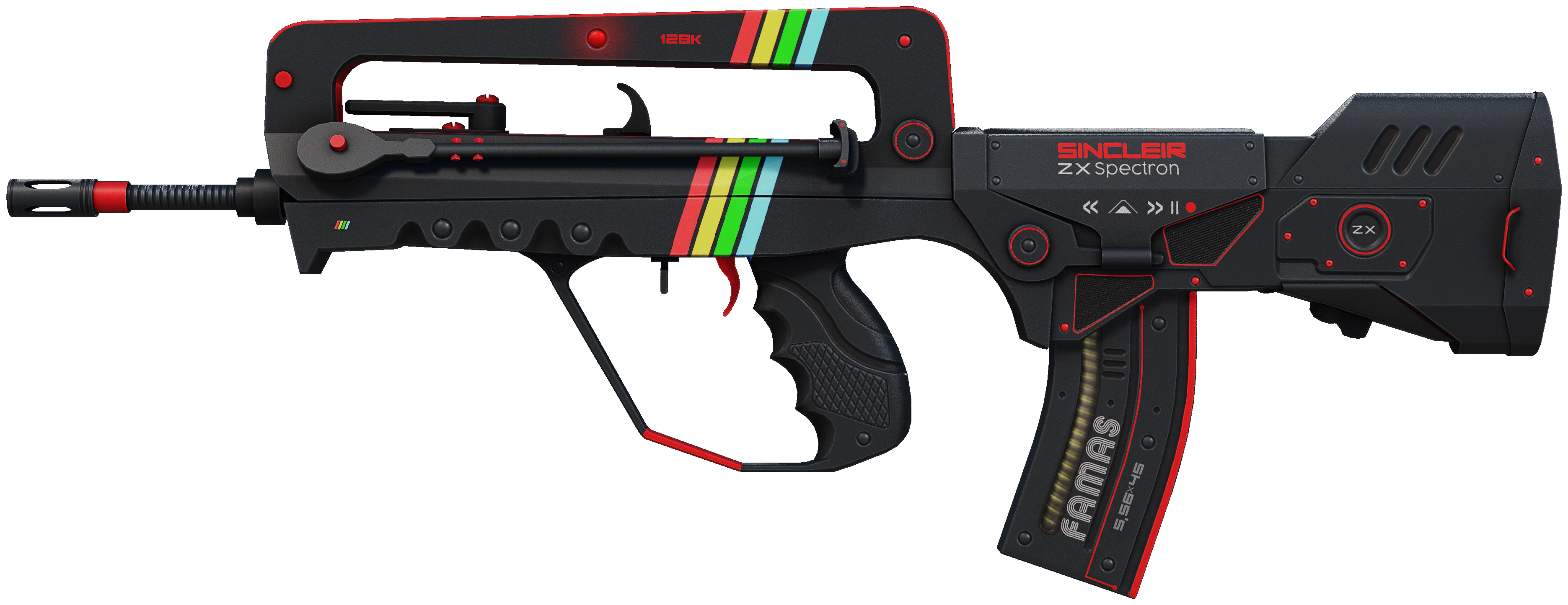 FAMAS | ZX Spectron CS2 skin — open high-resolution image