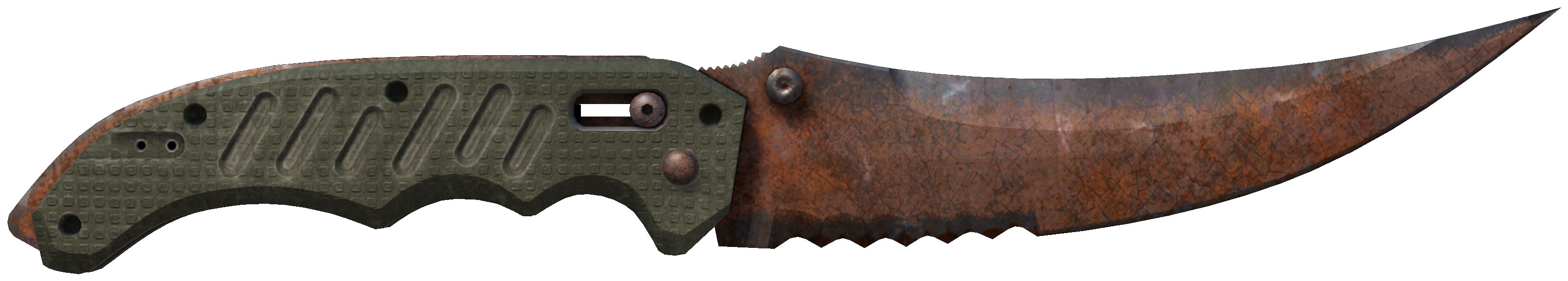 ★ Flip Knife | Rust Coat representative Well-Worn wear preview