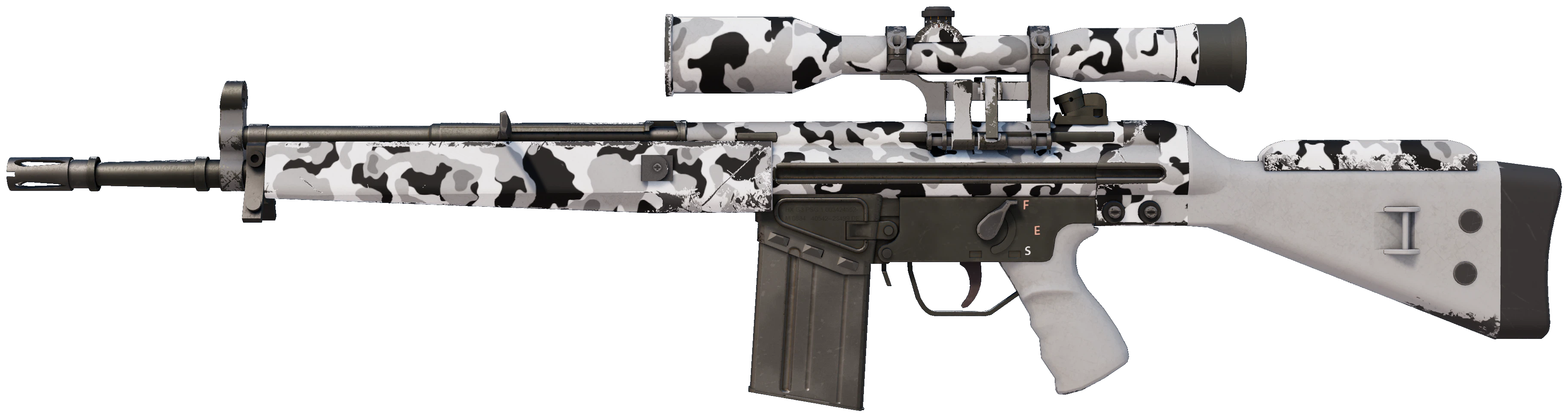 G3SG1 | Polar Camo representative Minimal Wear wear preview