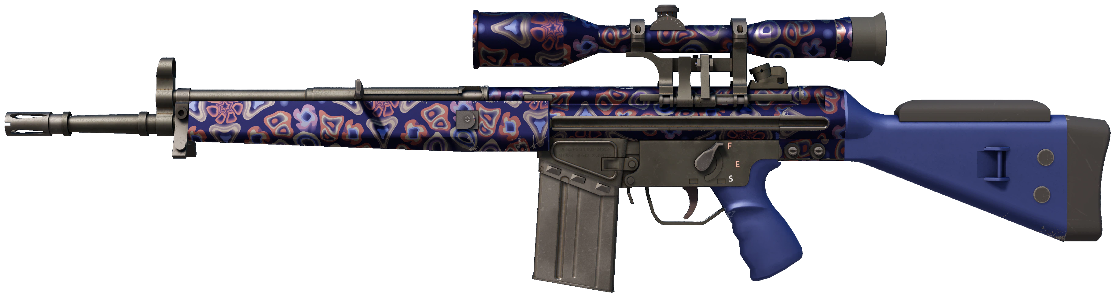 G3SG1 | Violet Murano CS2 skin — open high-resolution image