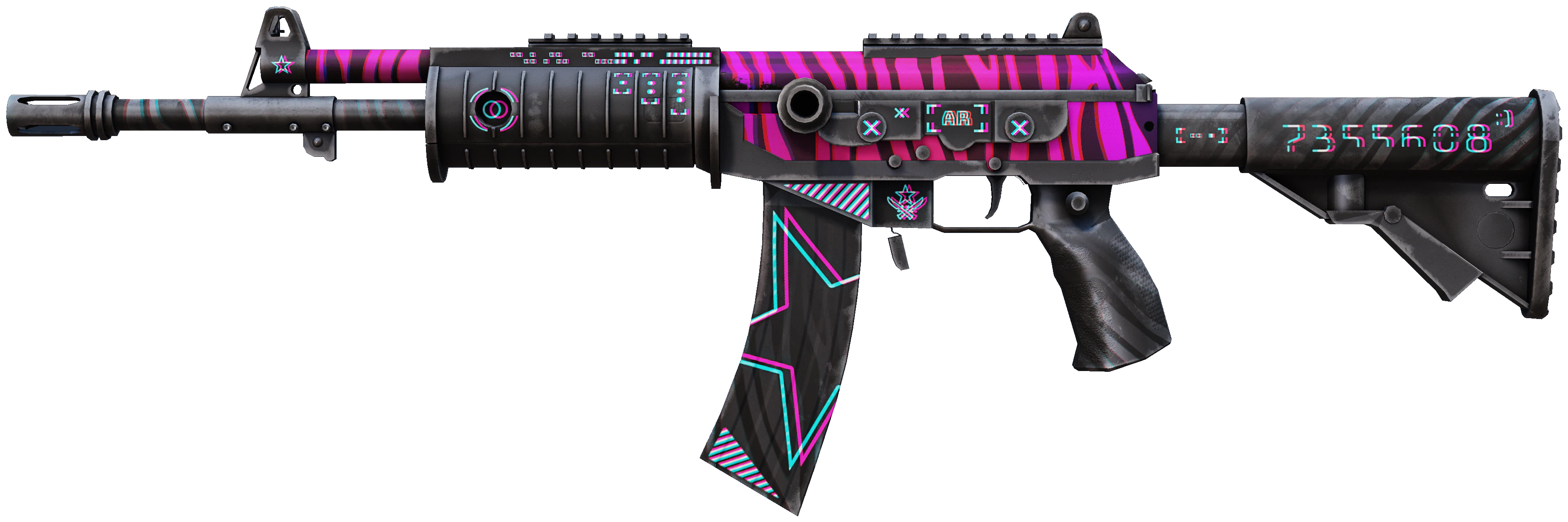 Galil AR | Chromatic Aberration CS2 skin — open high-resolution image