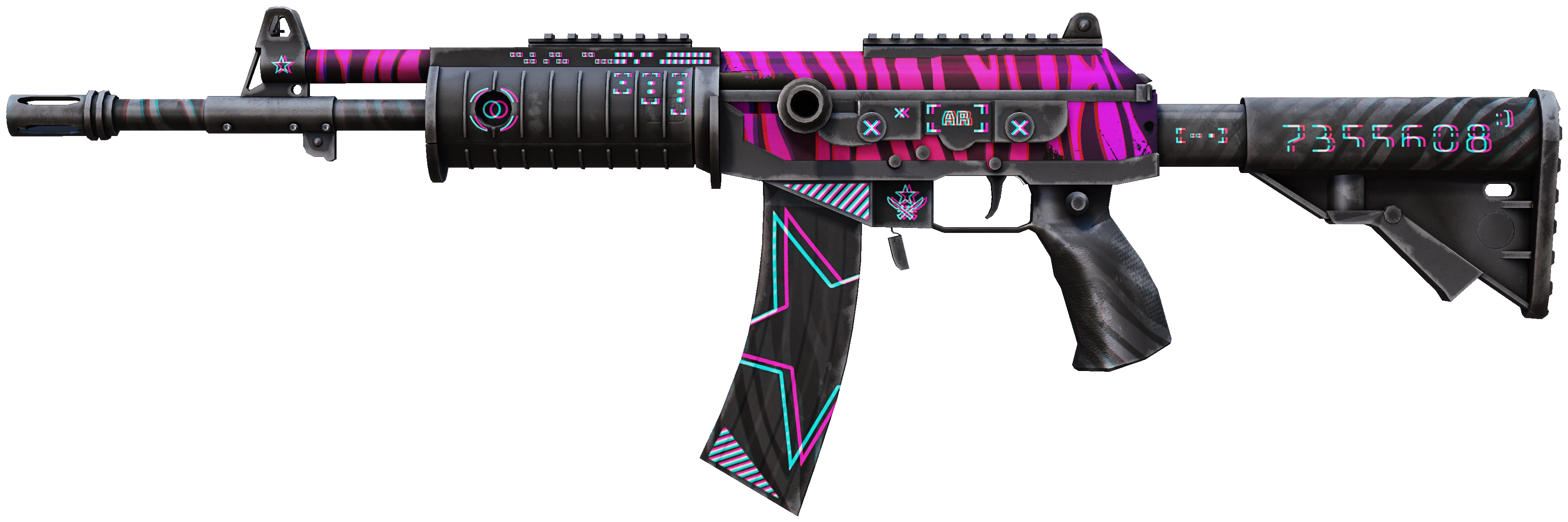 Galil AR | Chromatic Aberration representative Minimal Wear wear preview