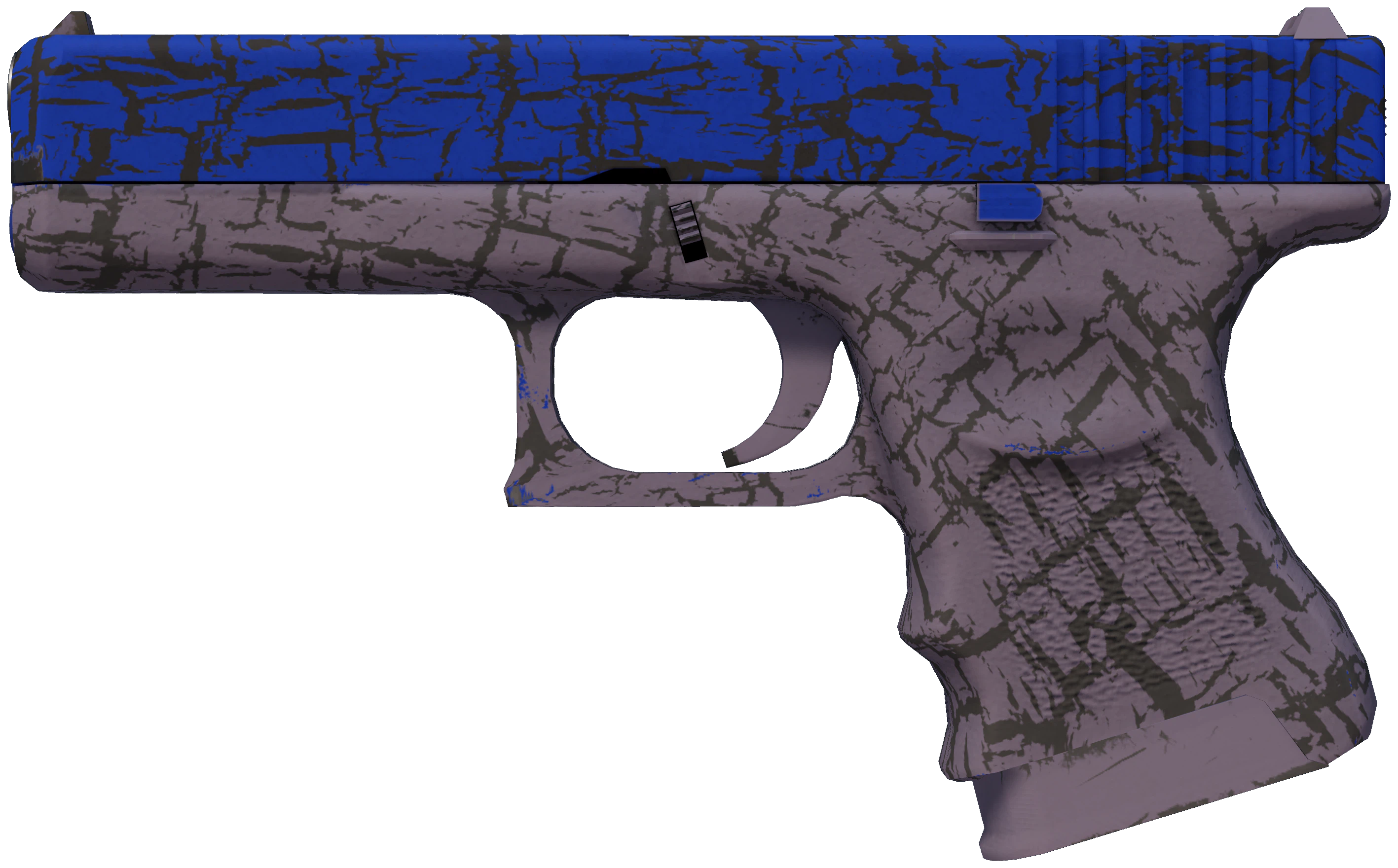 Glock-18 | Blue Fissure CS2 skin — open high-resolution image