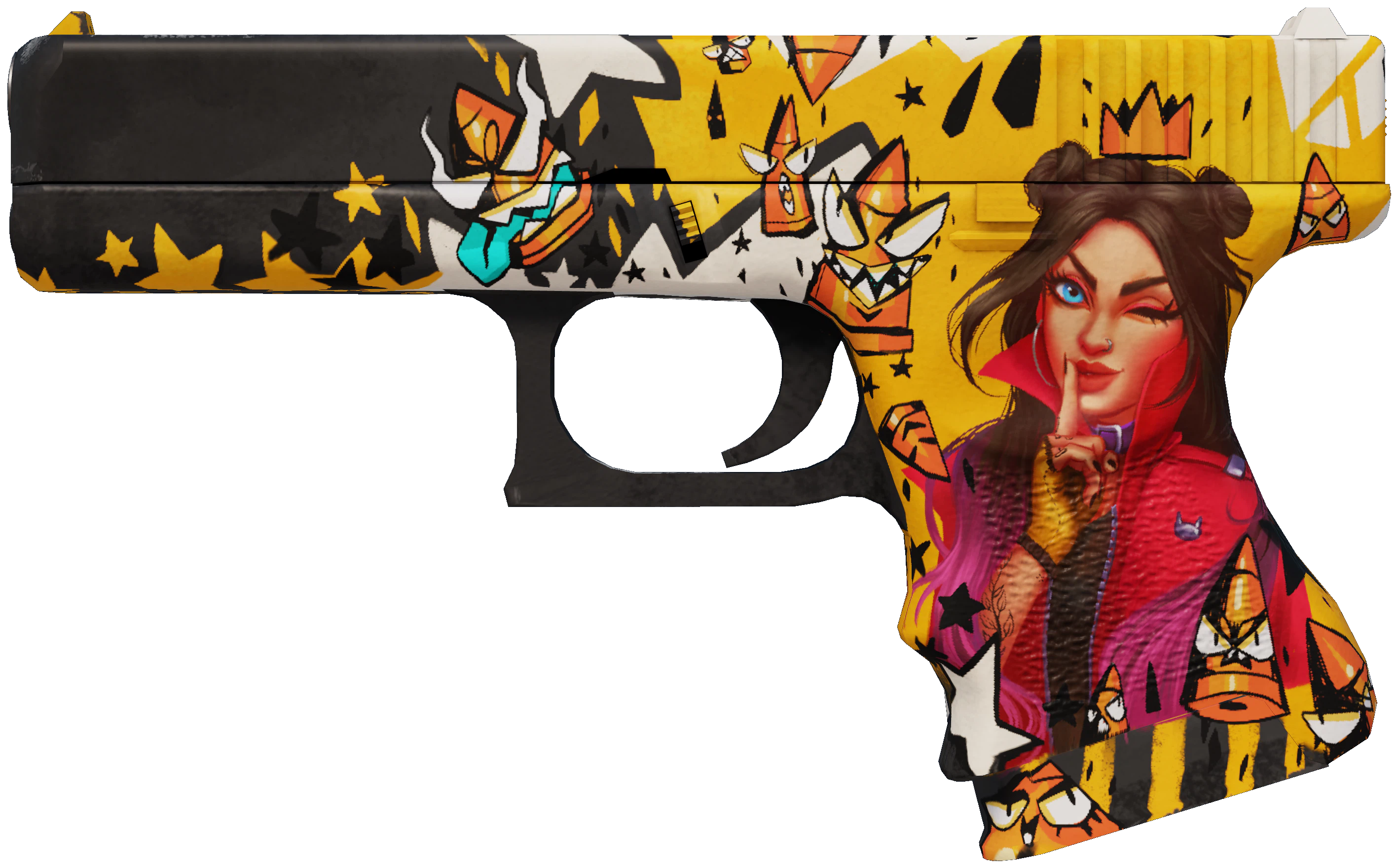Glock-18 | Bullet Queen CS2 skin — open high-resolution image