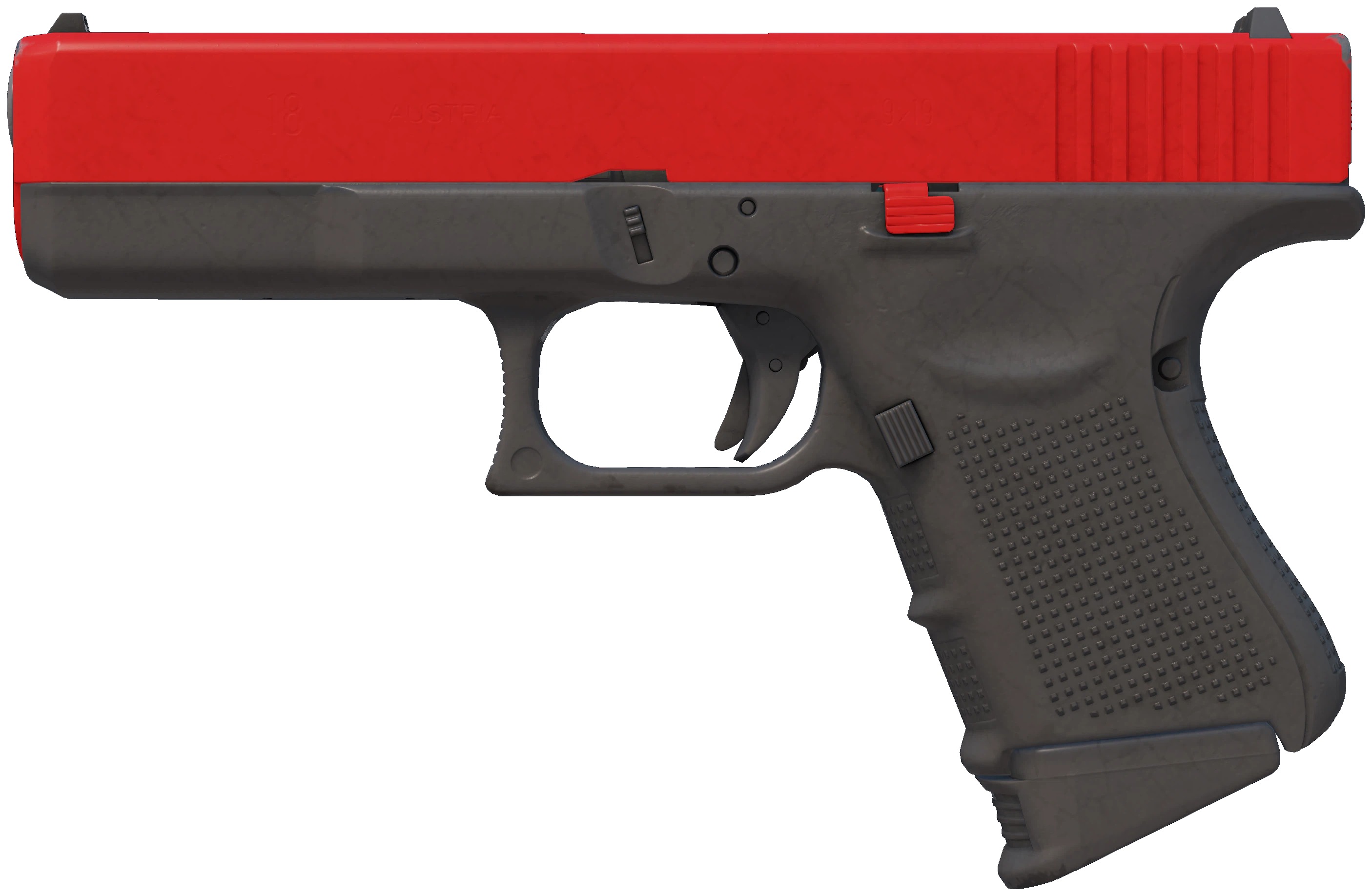 Glock-18 | Candy Apple representative Minimal Wear wear preview