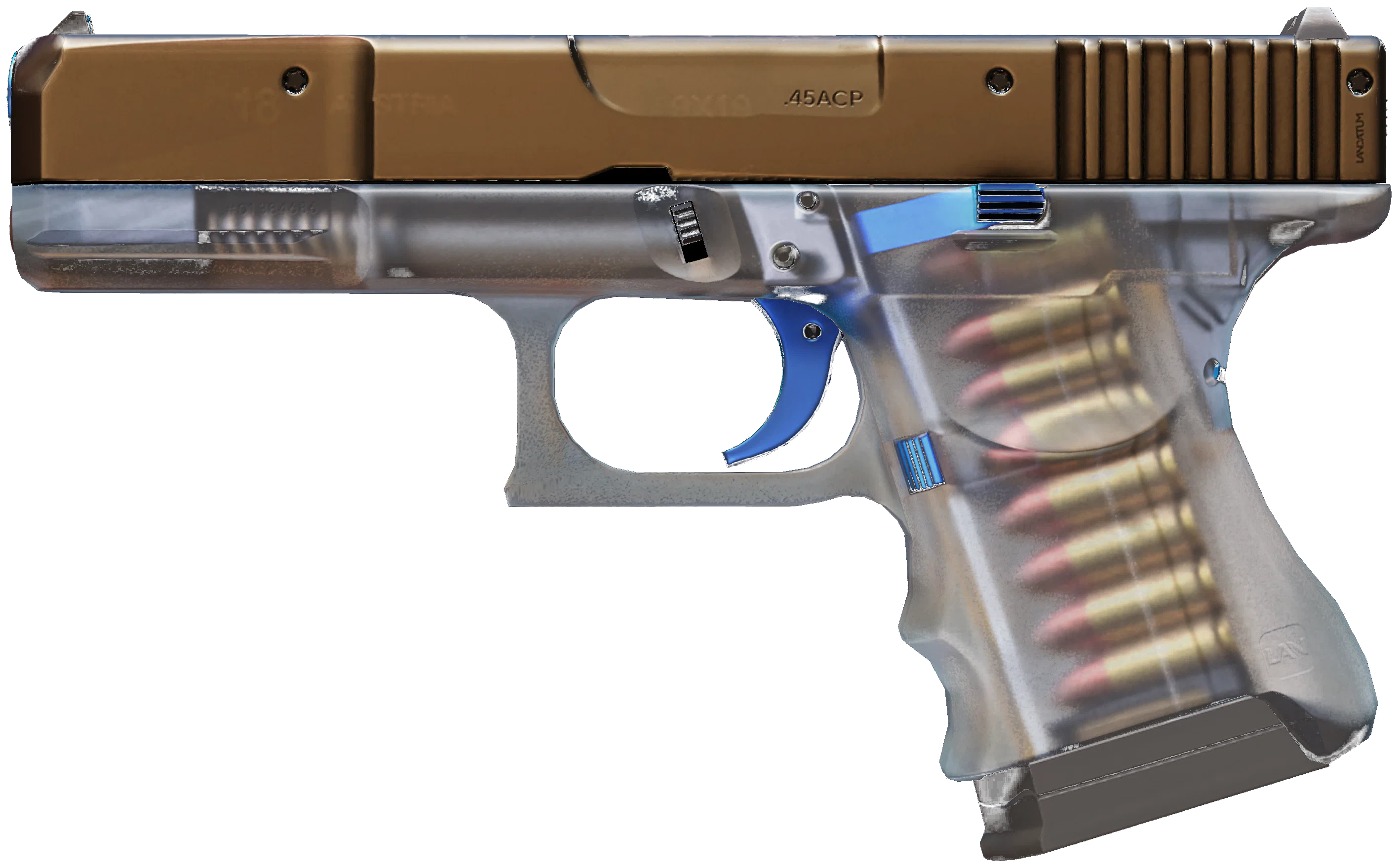 Glock-18 | Clear Polymer CS2 skin — open high-resolution image