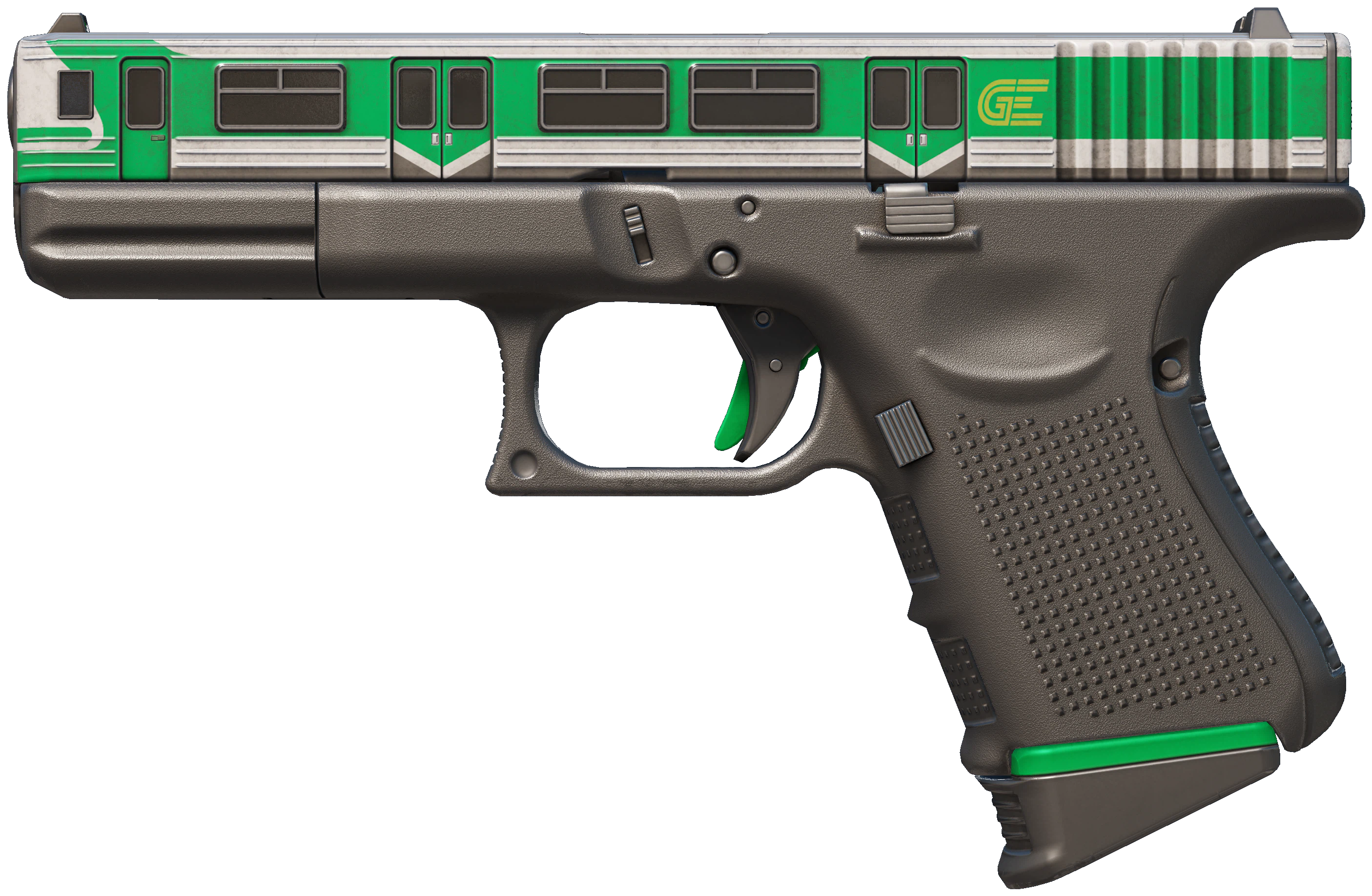 Glock-18 | Green Line CS2 skin — open high-resolution image