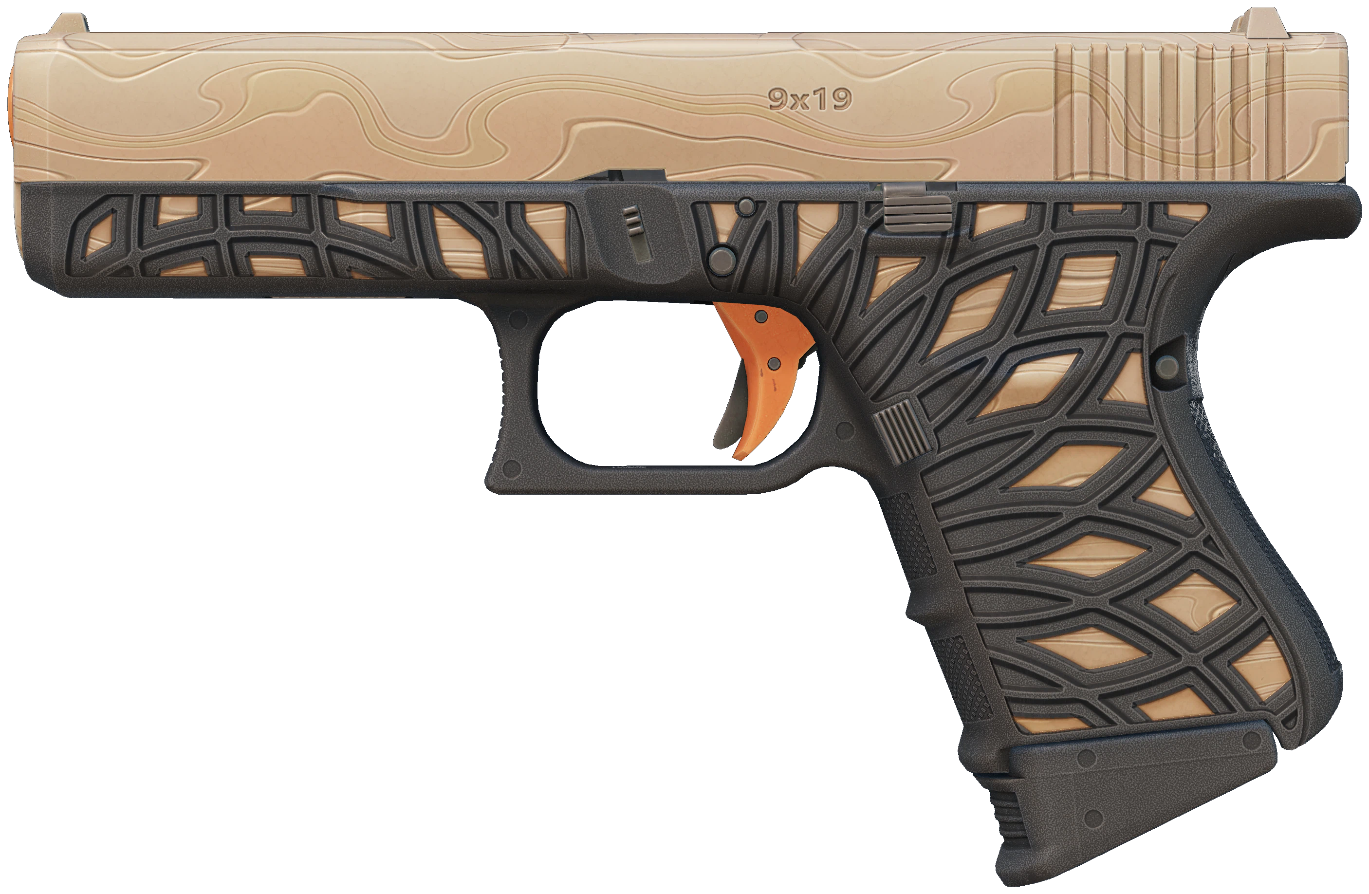Glock-18 | Ifrit Lattice representative Minimal Wear wear preview