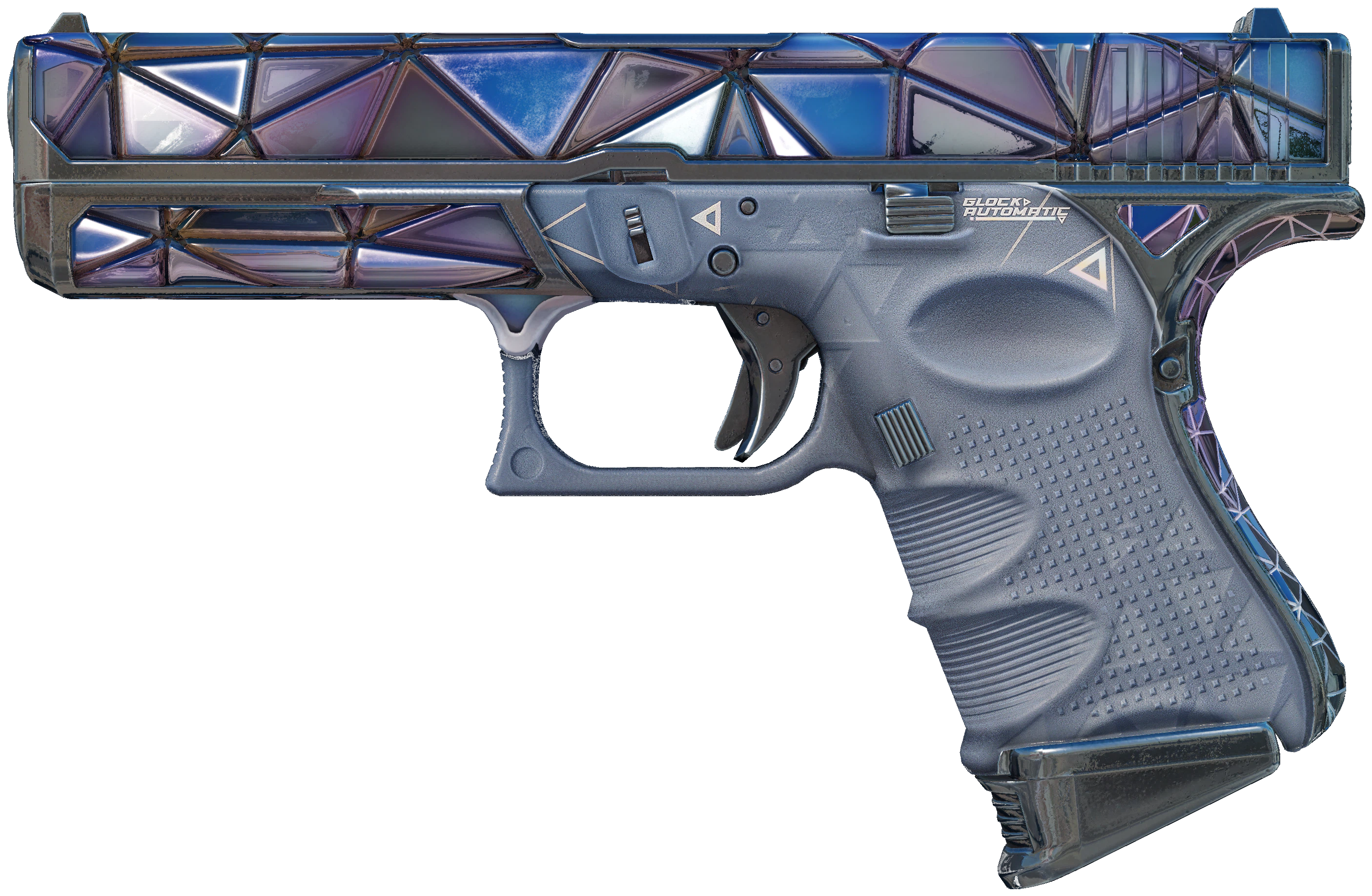 Glock-18 | Mirror Mosaic CS2 skin — open high-resolution image