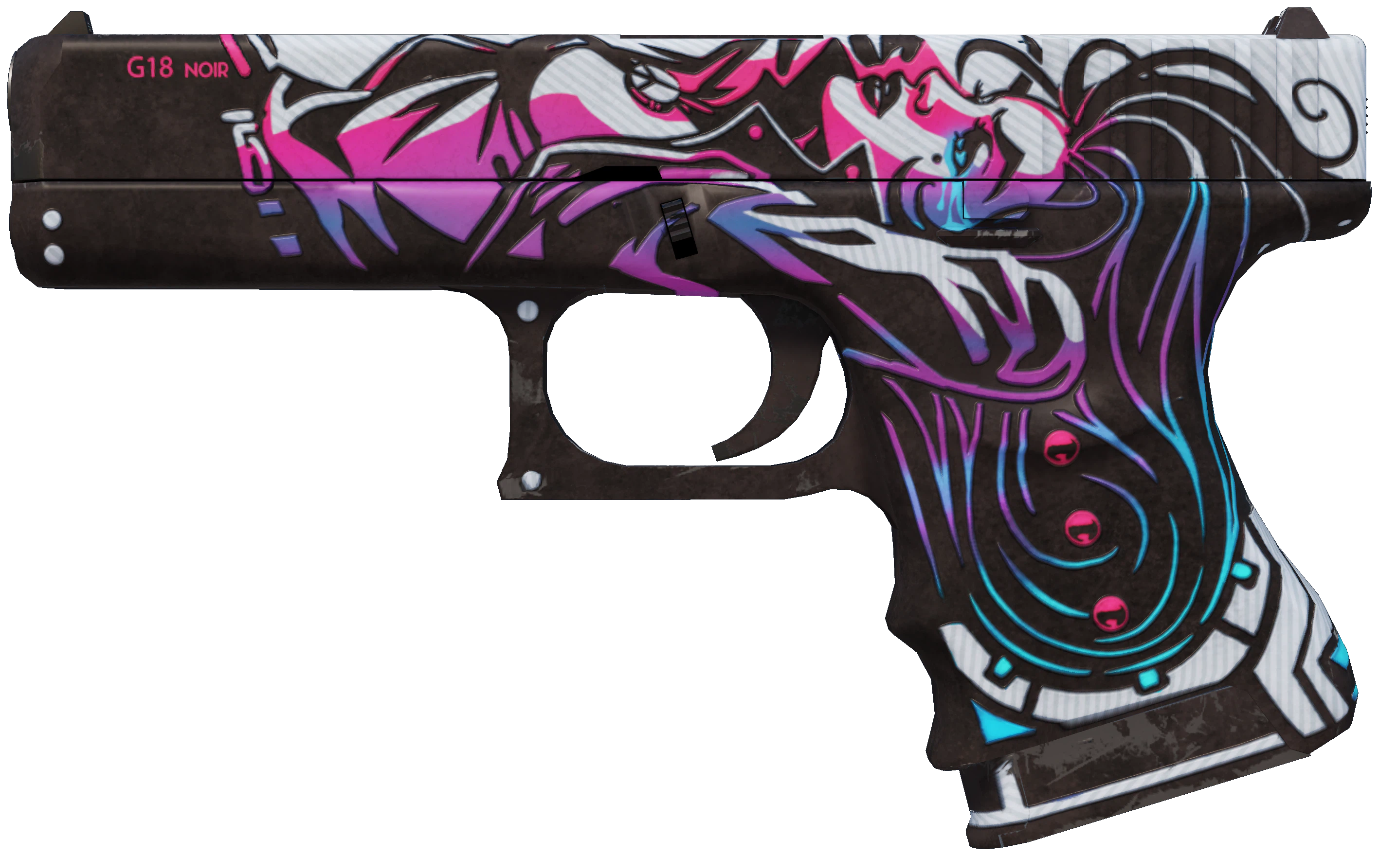 Glock-18 | Neo-Noir representative Minimal Wear wear preview
