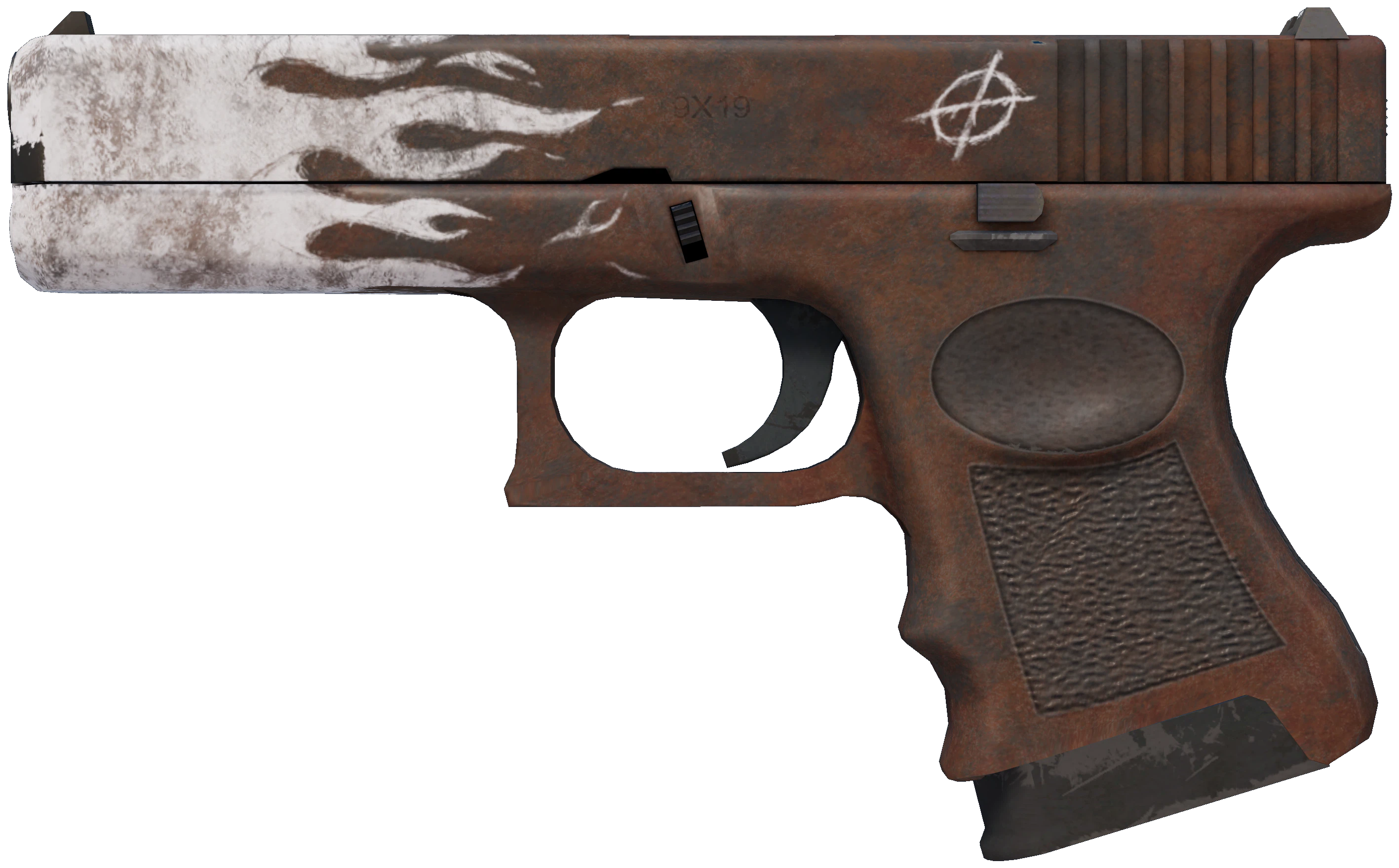 Glock-18 | Oxide Blaze representative Minimal Wear wear preview