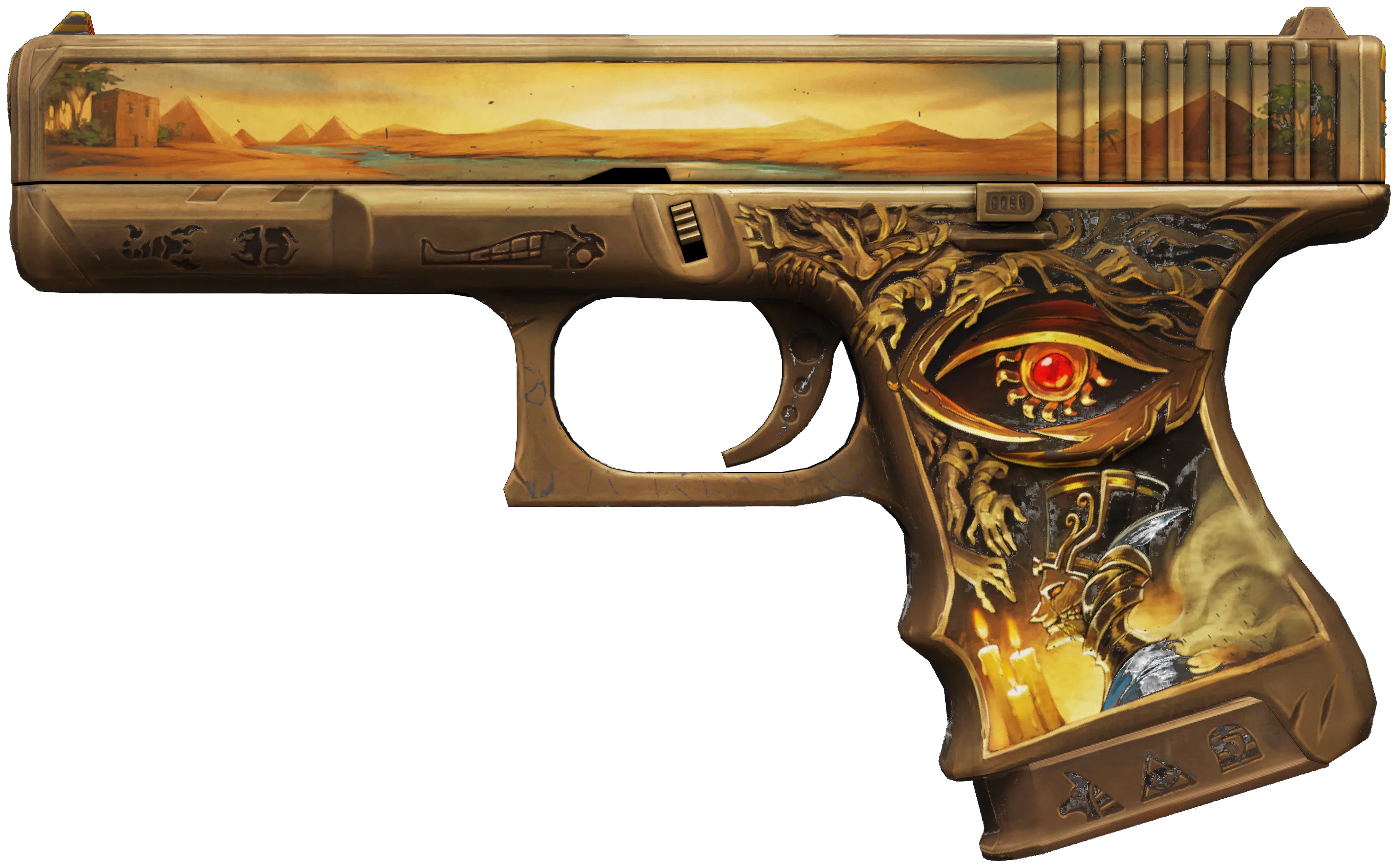 Glock-18 | Ramese's Reach CS2 skin — open high-resolution image