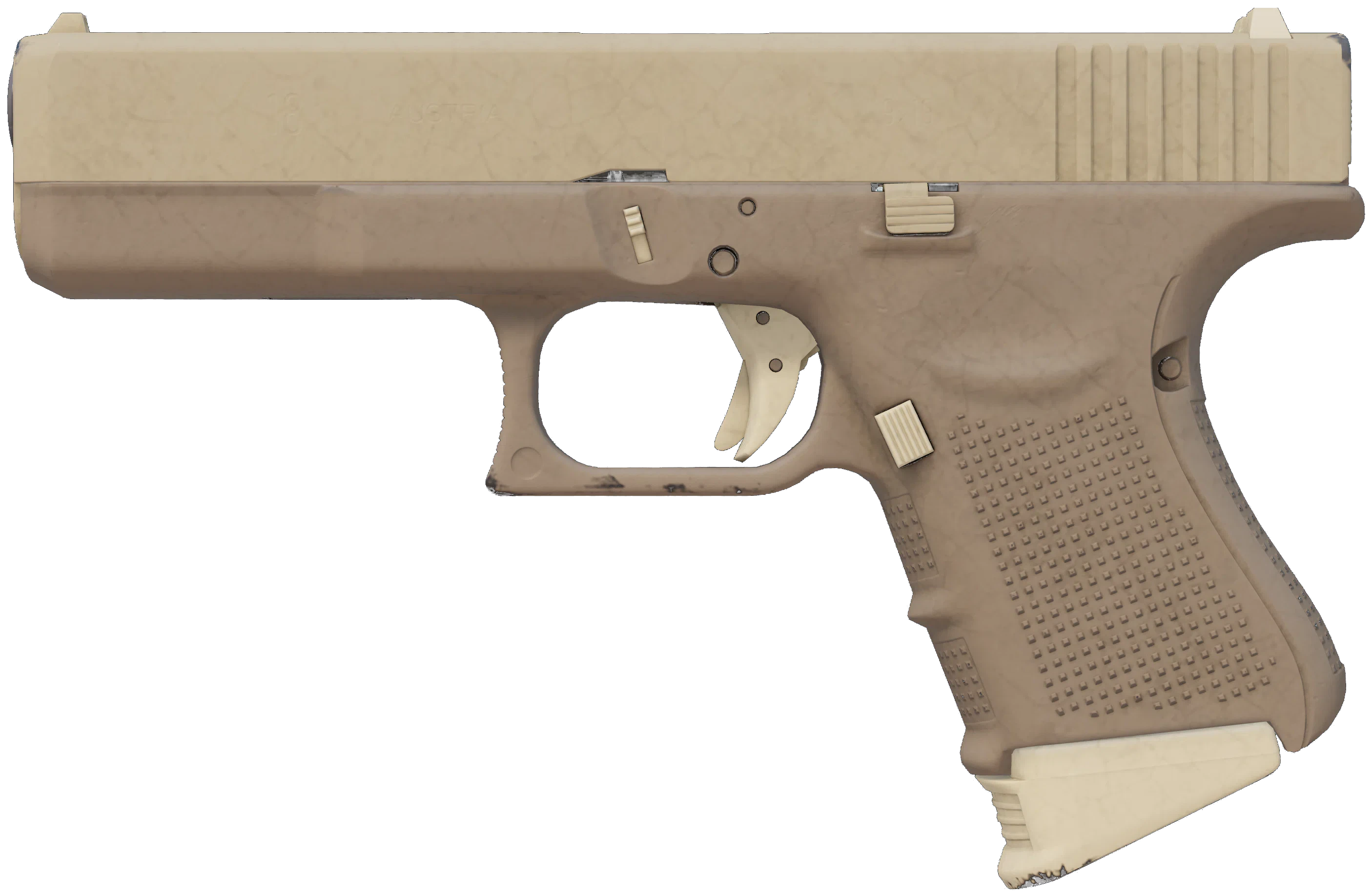 Glock-18 | Sand Dune representative Minimal Wear wear preview
