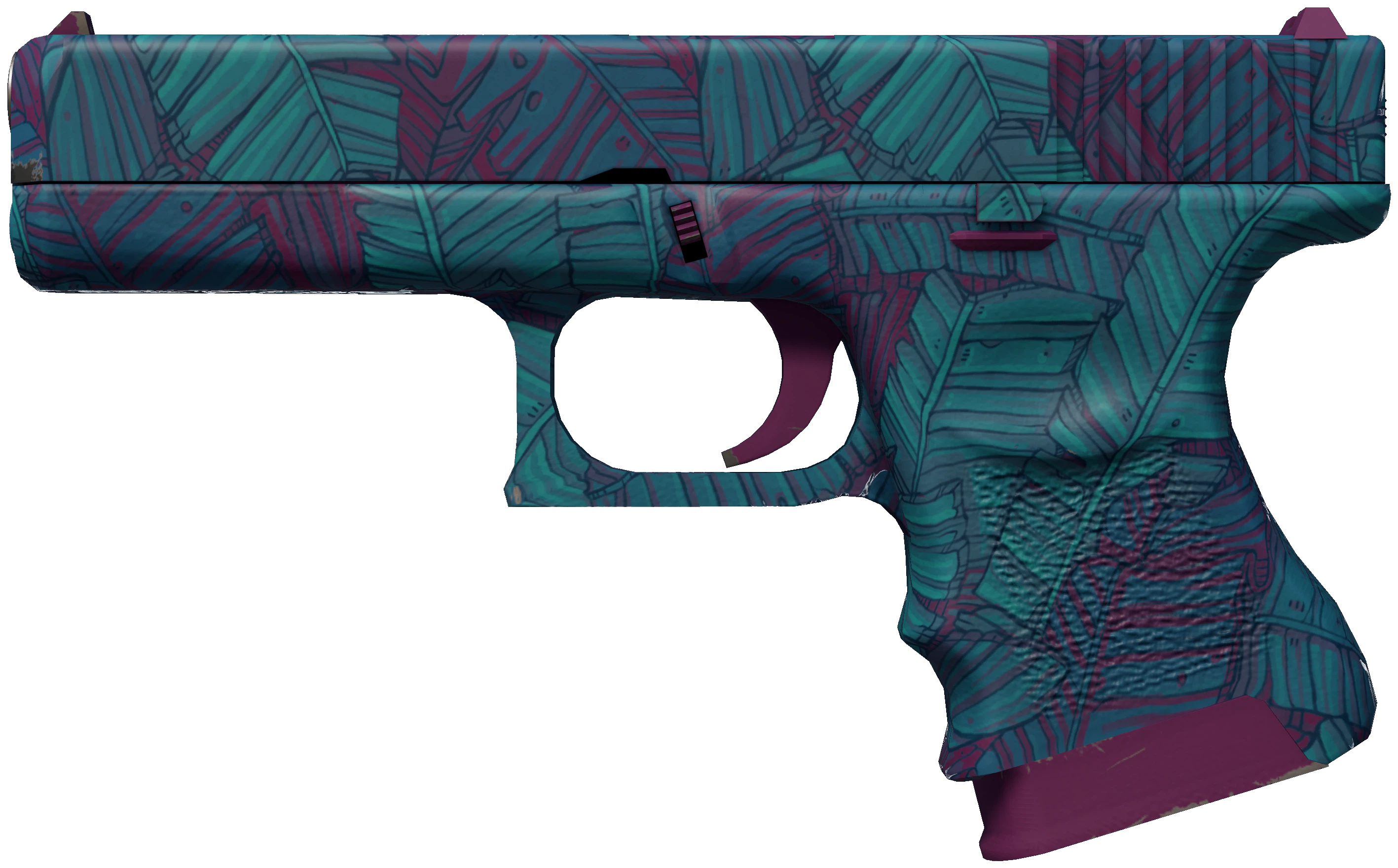 Glock-18 | Synth Leaf CS2 skin — open high-resolution image