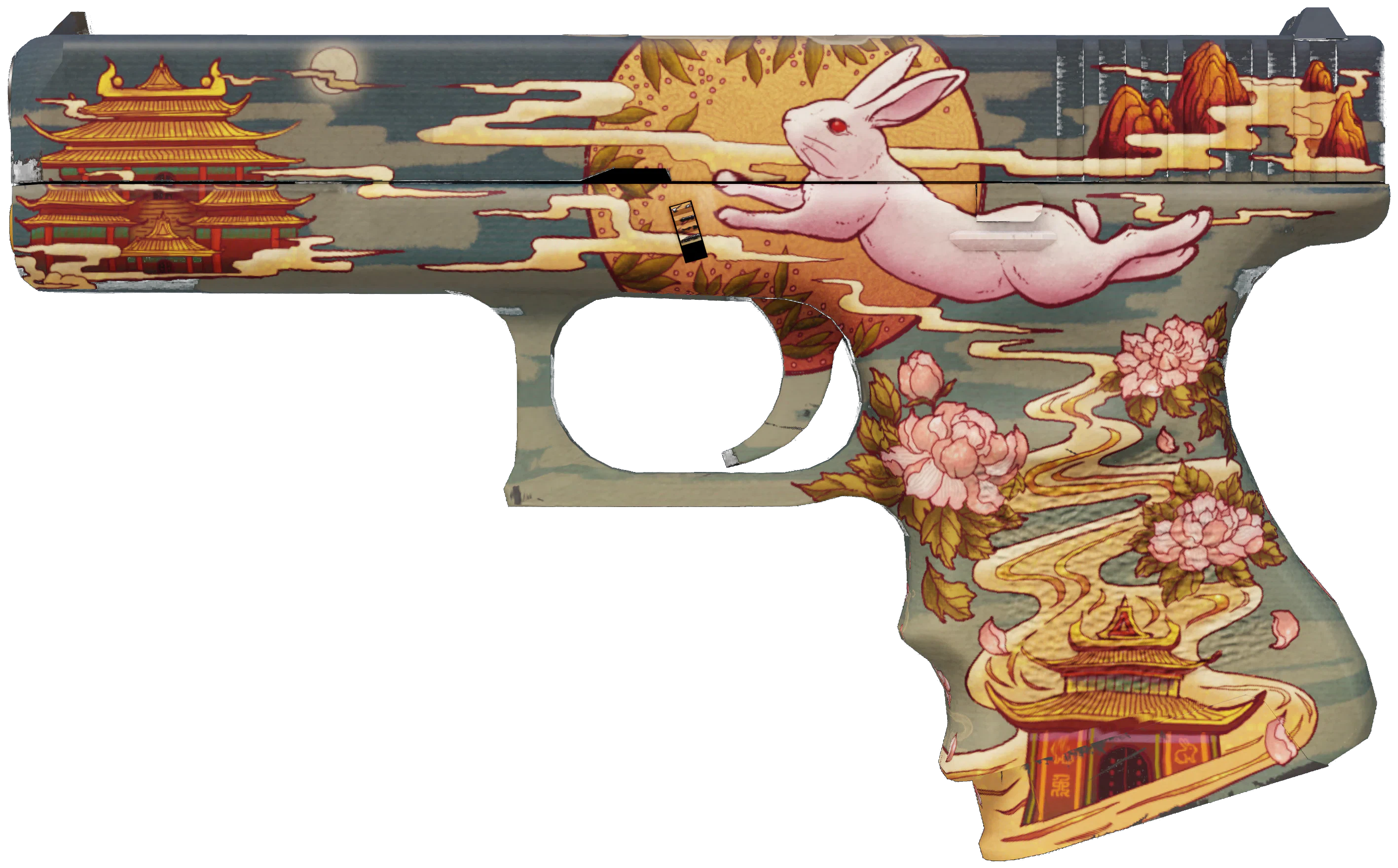 Glock-18 | Umbral Rabbit representative Minimal Wear wear preview