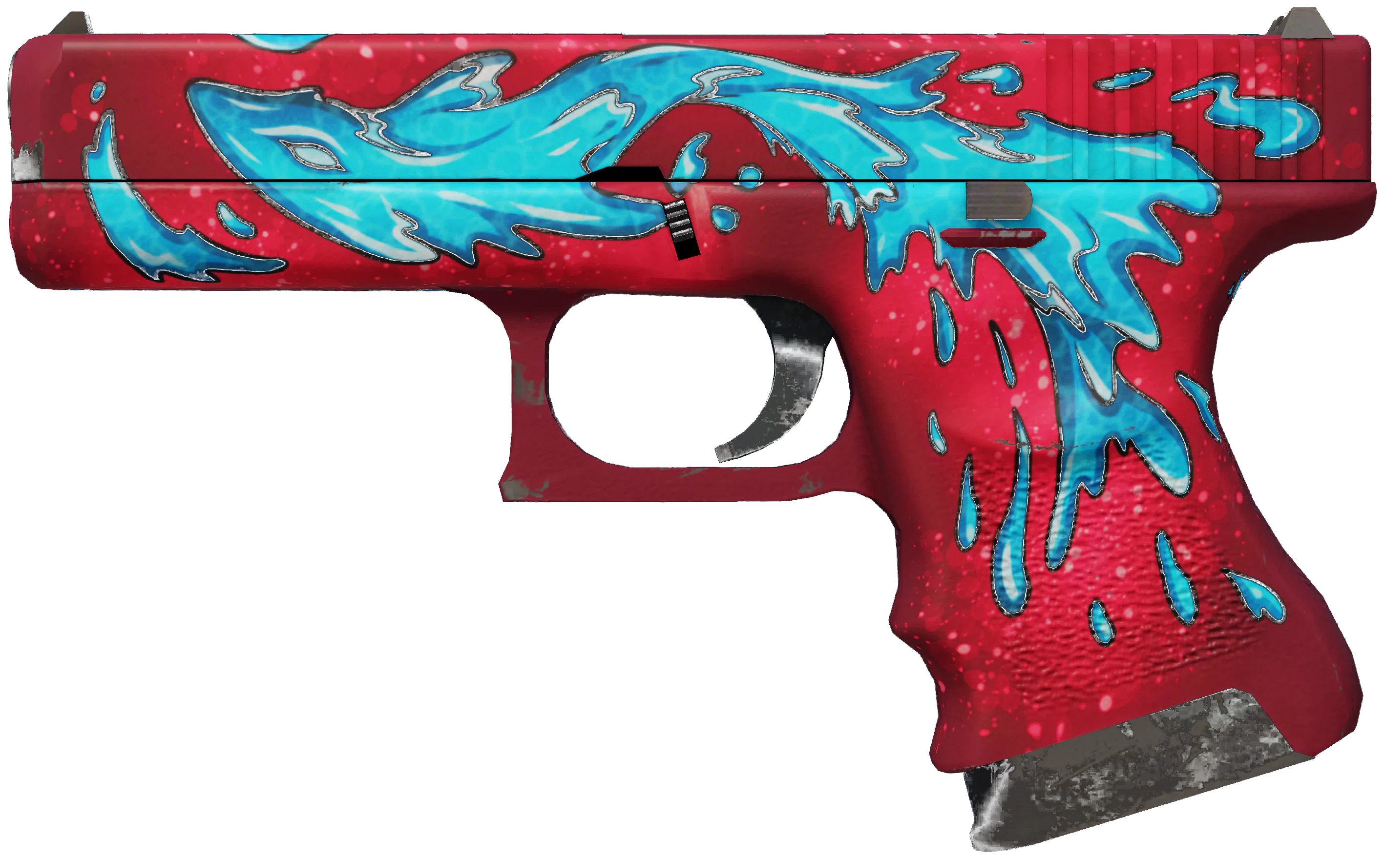 Glock-18 | Water Elemental representative Minimal Wear wear preview