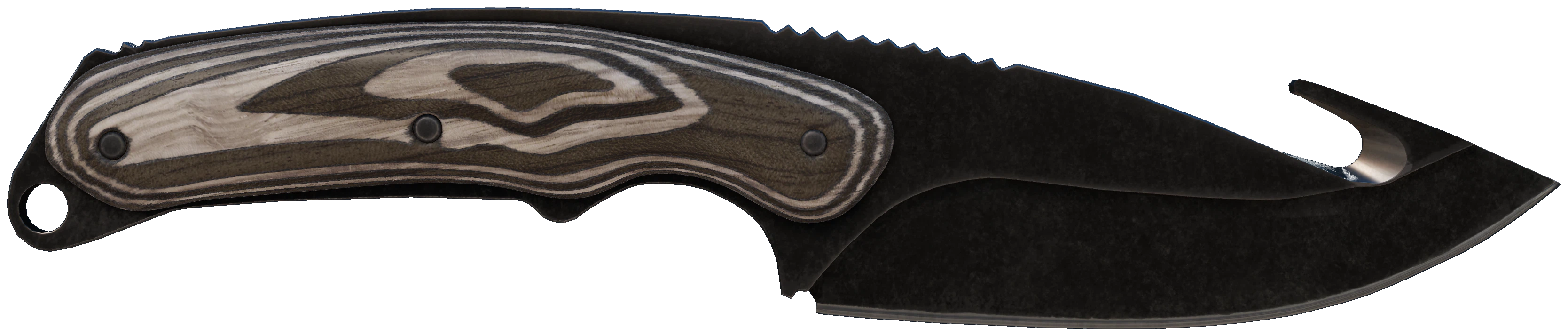 ★ Gut Knife | Black Laminate representative Minimal Wear wear preview
