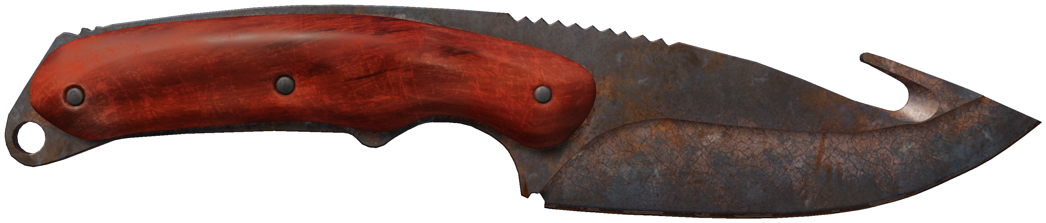 ★ Gut Knife | Rust Coat representative Well-Worn wear preview